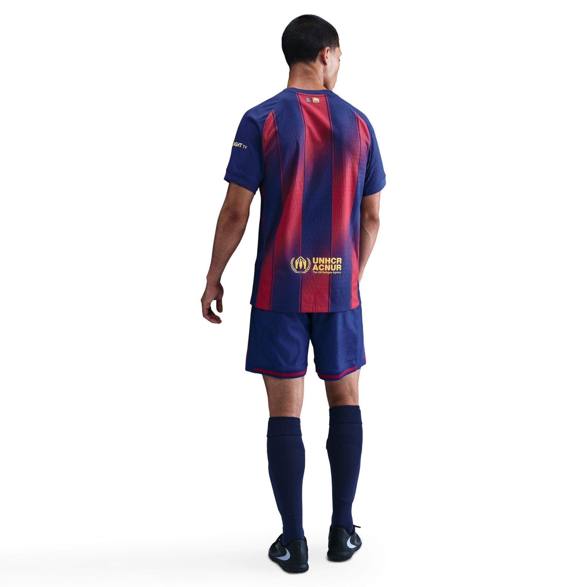 Blue/Red - Nike - Barcelona Authentic Home Shirt 2025 2026 Mens - 4