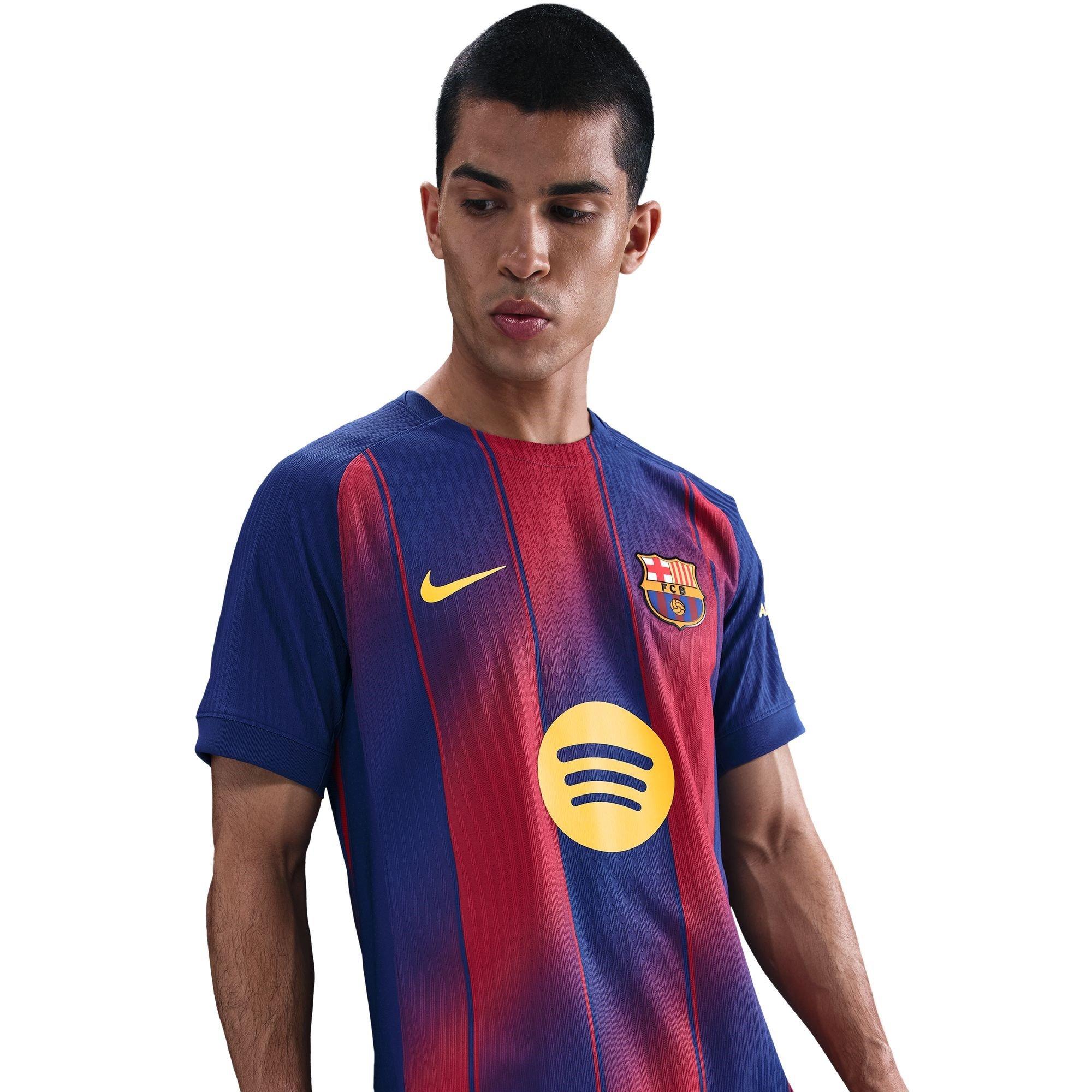 Blue/Red - Nike - Barcelona Authentic Home Shirt 2025 2026 Mens - 5