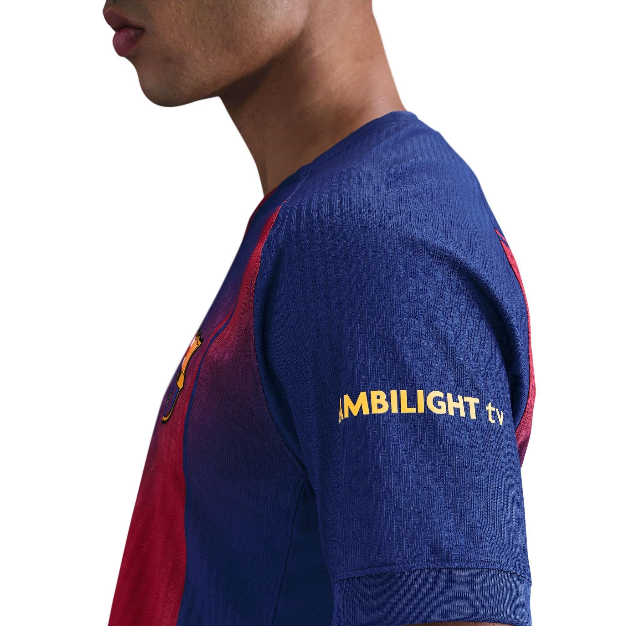 Blue/Red - Nike - Barcelona Authentic Home Shirt 2025 2026 Mens - 9