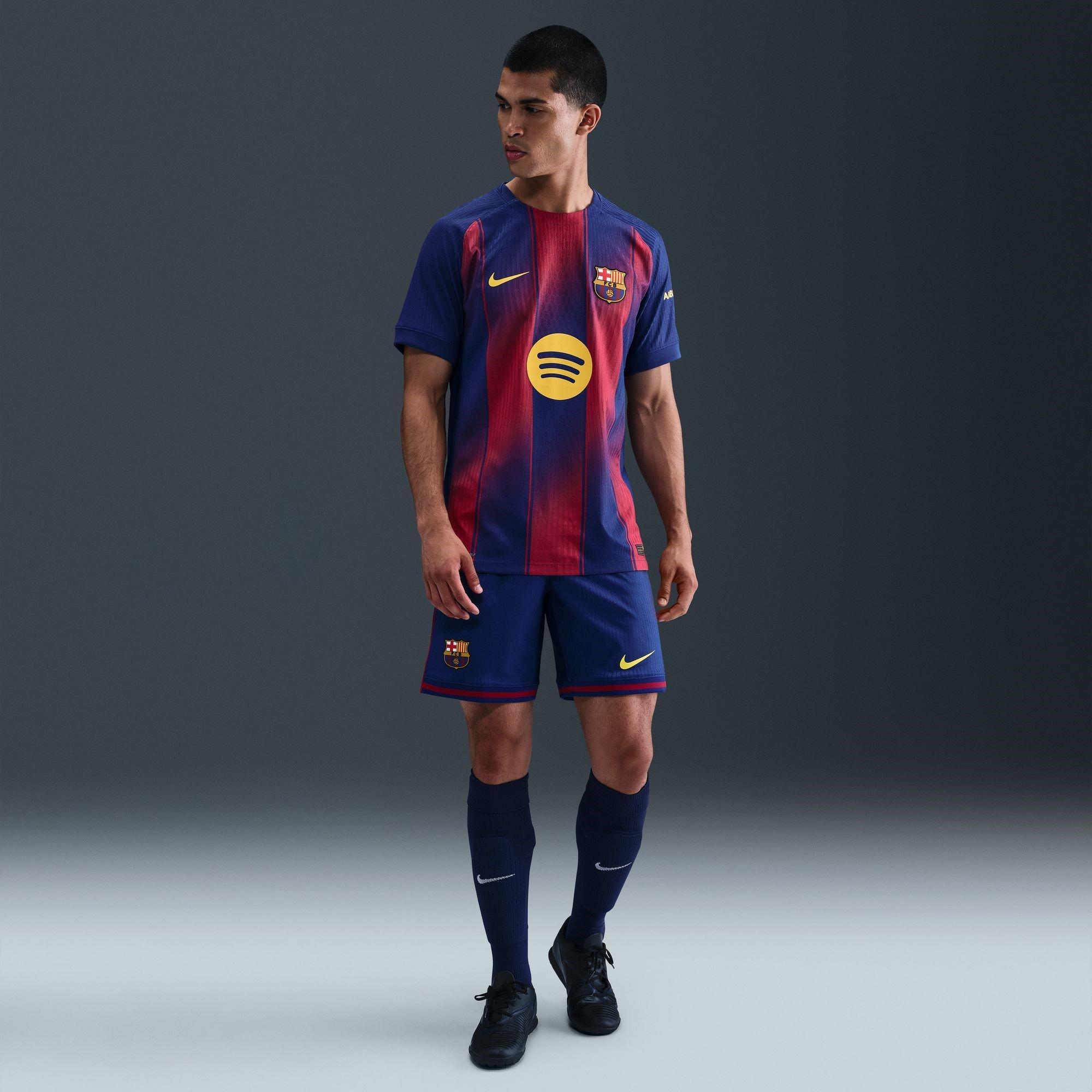 Blue/Red - Nike - Barcelona Authentic Home Shirt 2025 2026 Mens - 10