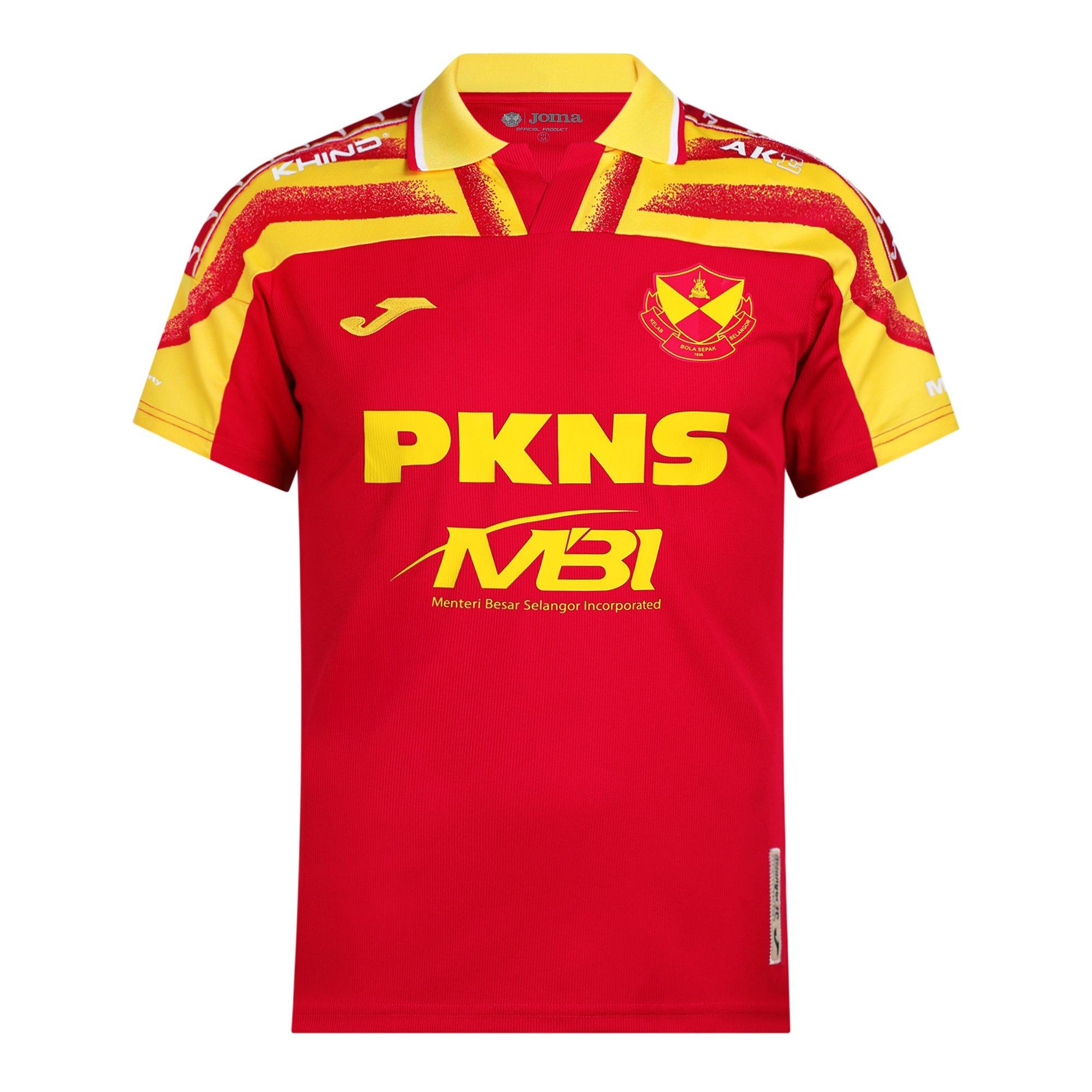 Red/Yellow - Joma - Selangor FC Home Shirt 2025 - 1