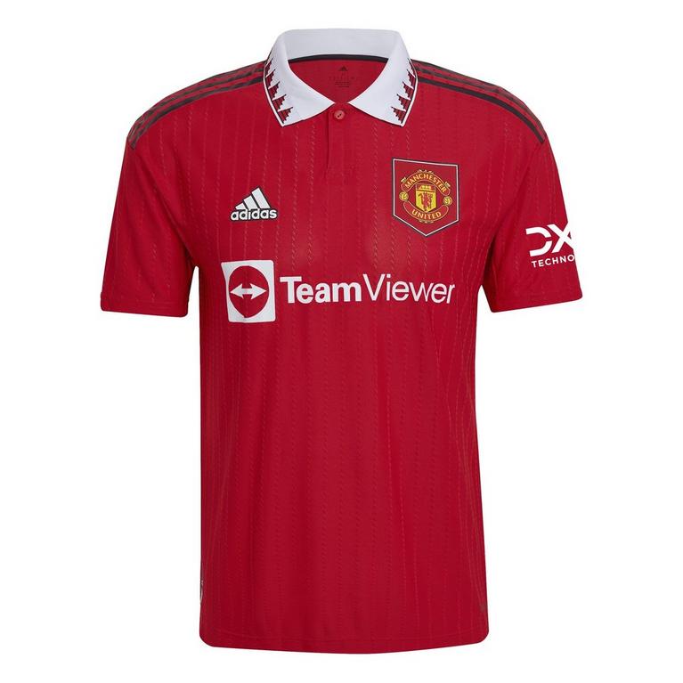 Rouge Vif - adidas - Manchester United Home Shirt 2022 2023 - 1
