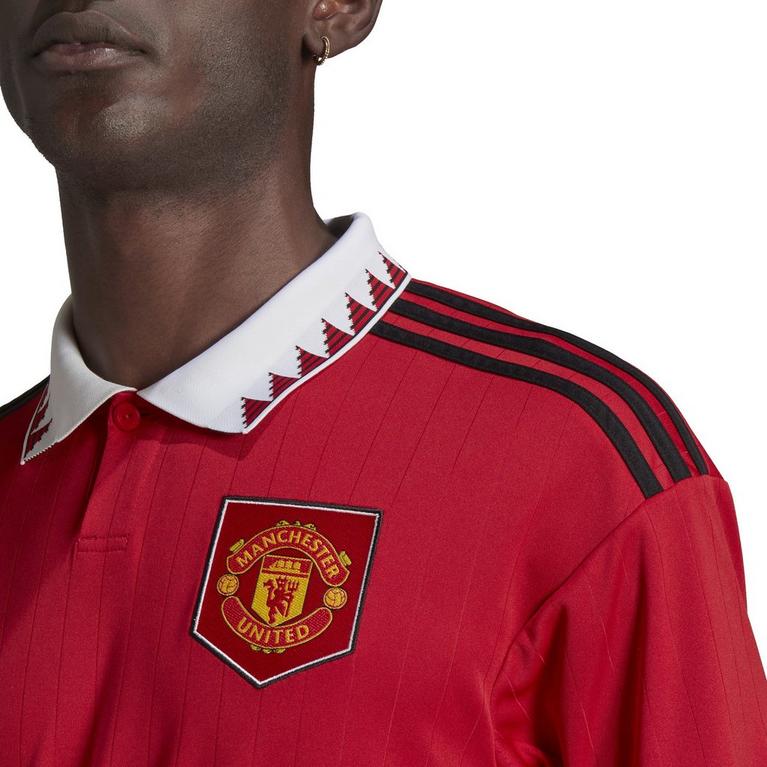 Rouge Vif - adidas - Manchester United Home Shirt 2022 2023 - 7