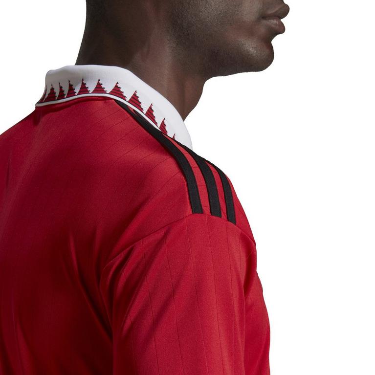 Rouge Vif - adidas - Manchester United Home Shirt 2022 2023 - 9
