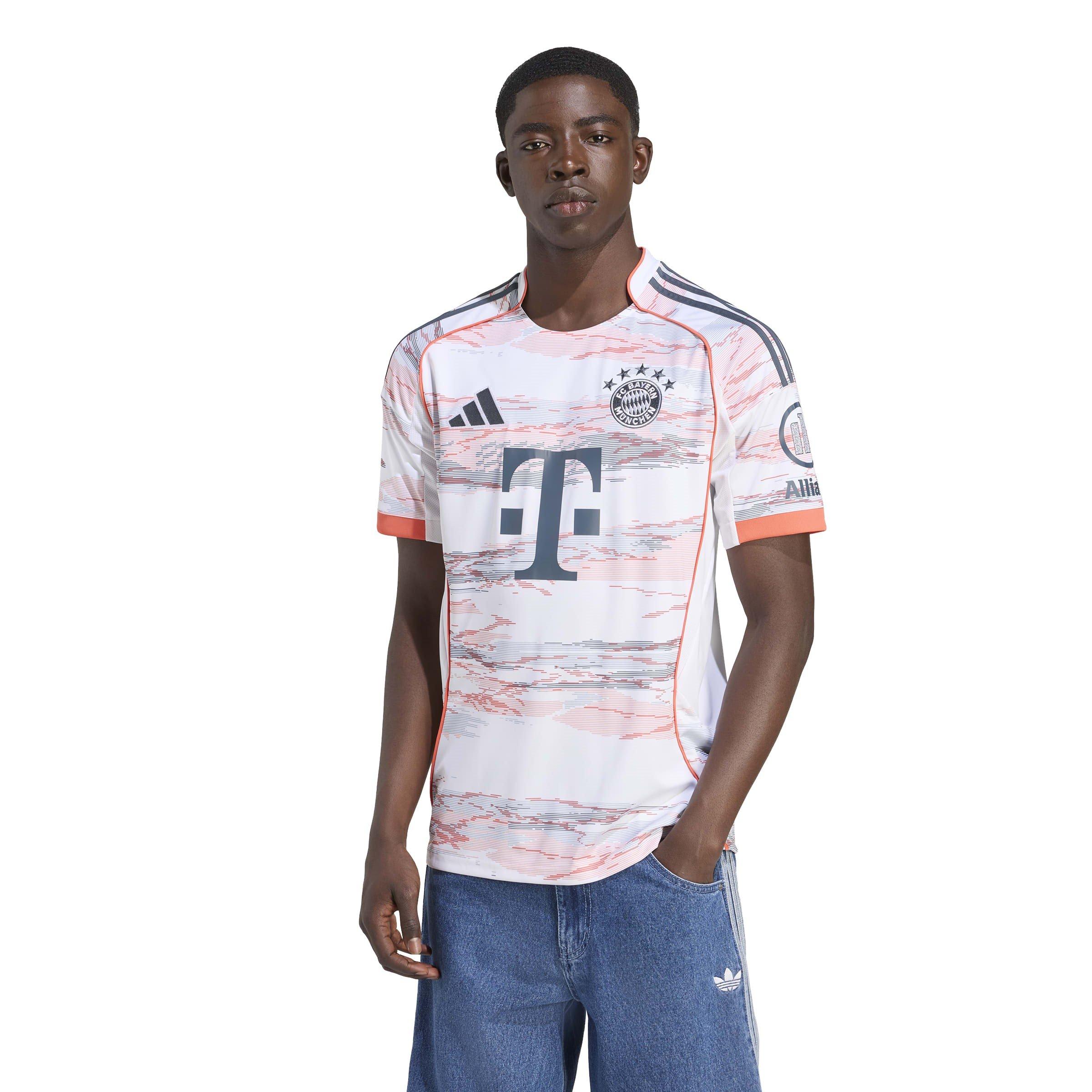 White - adidas - FC Bayern 25/26 Away Shirt Adults - 3
