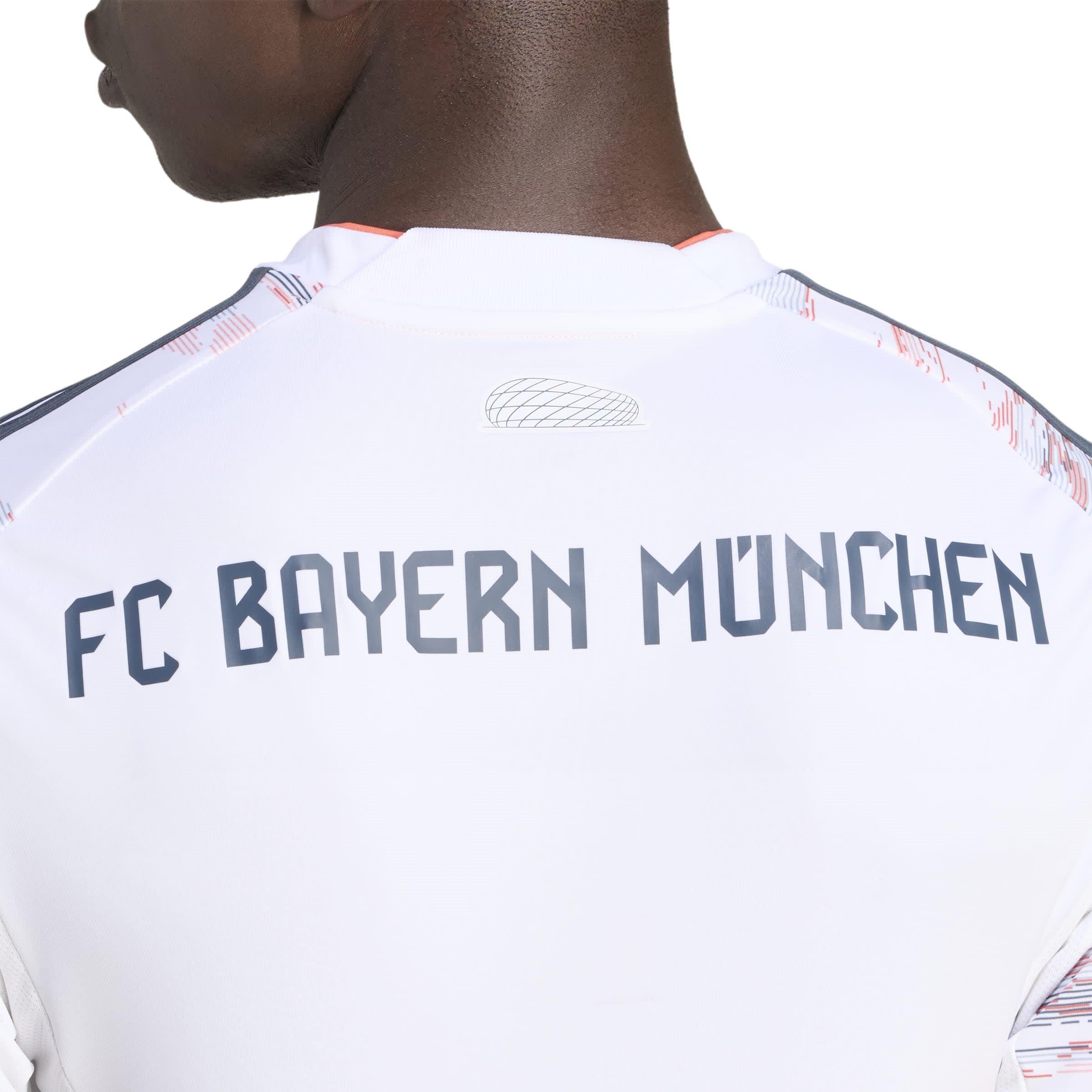 White - adidas - FC Bayern 25/26 Away Shirt Adults - 5