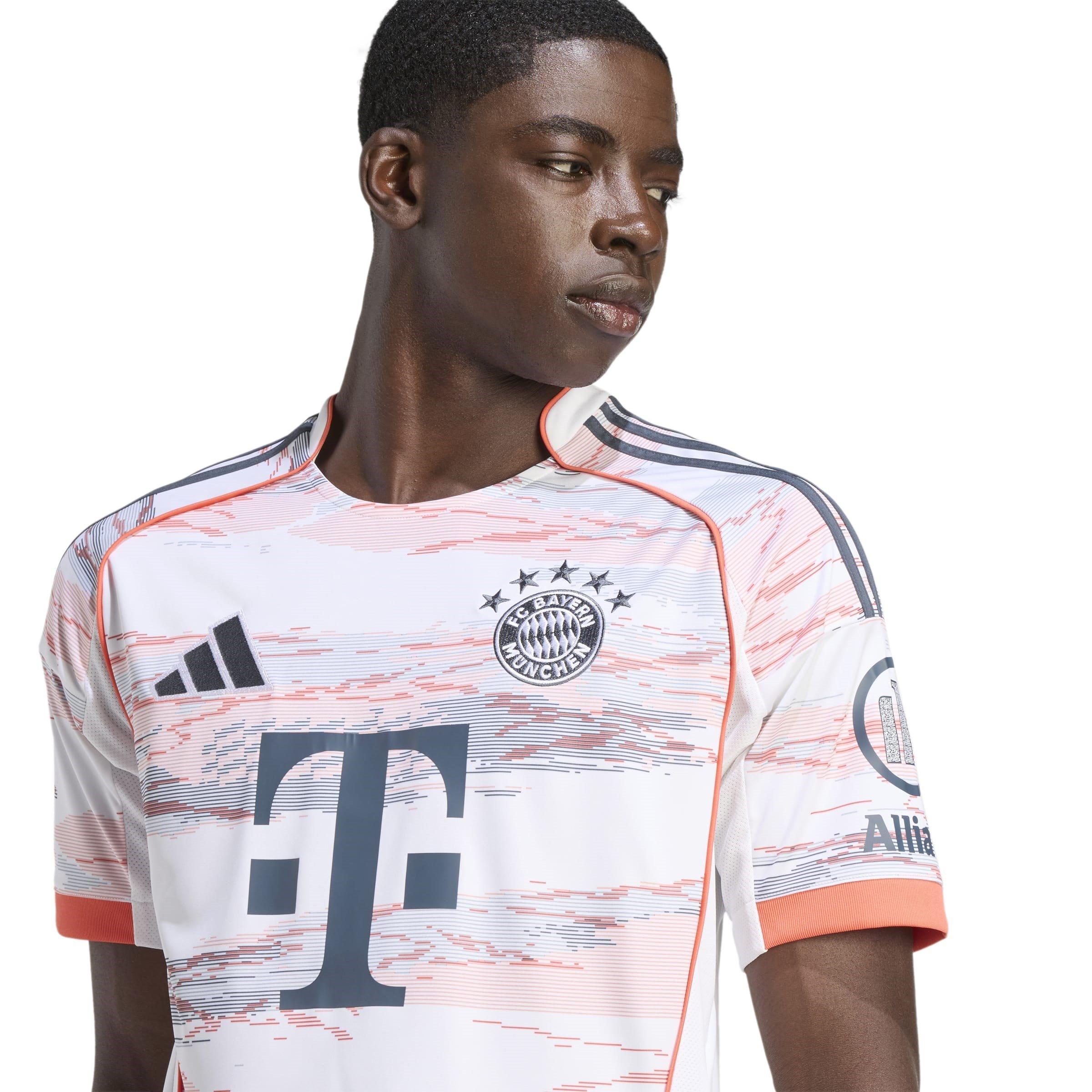 White - adidas - FC Bayern 25/26 Away Shirt Adults - 6