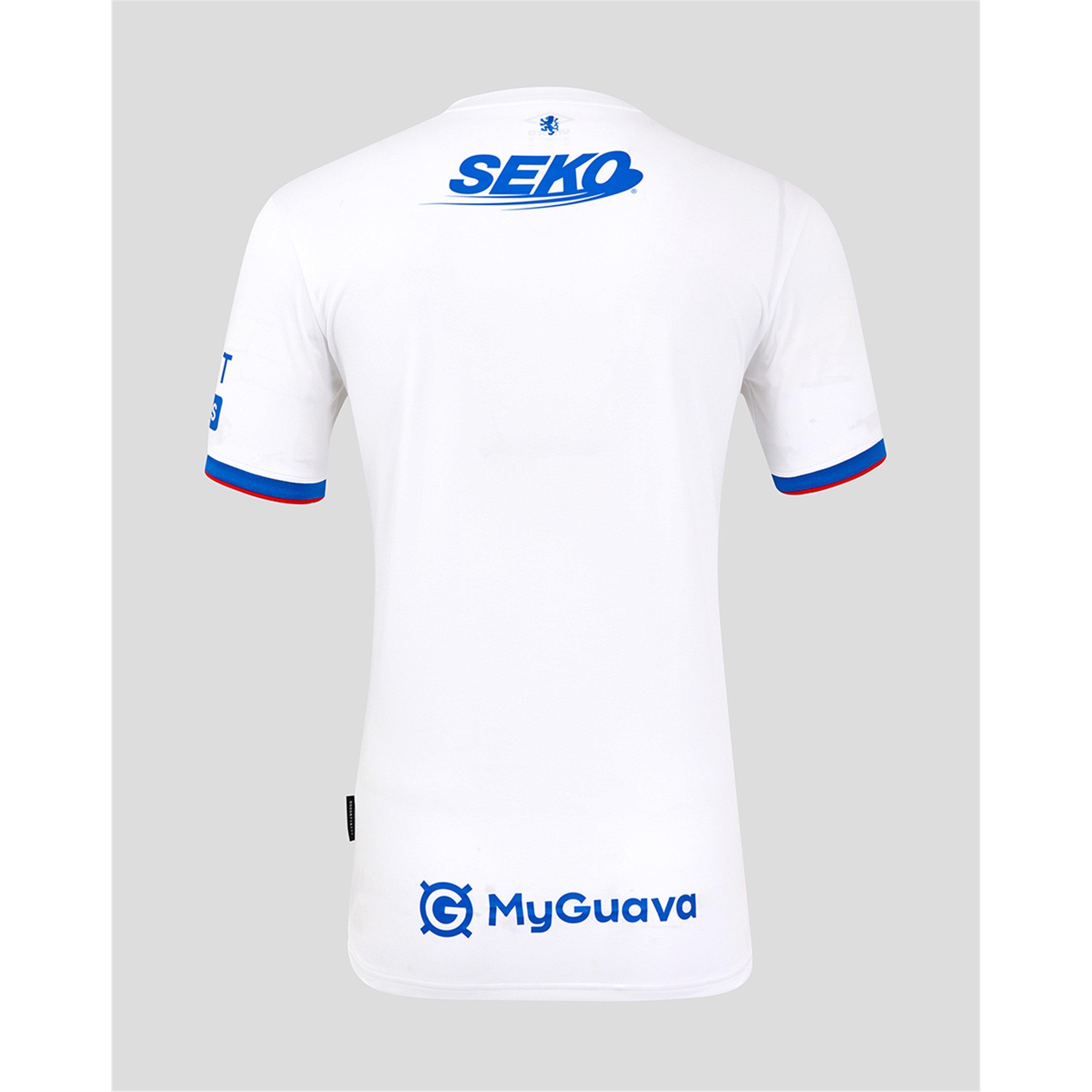 White/Blue - Umbro - Rangers Away Shirt 2025 2026 Adults - 2