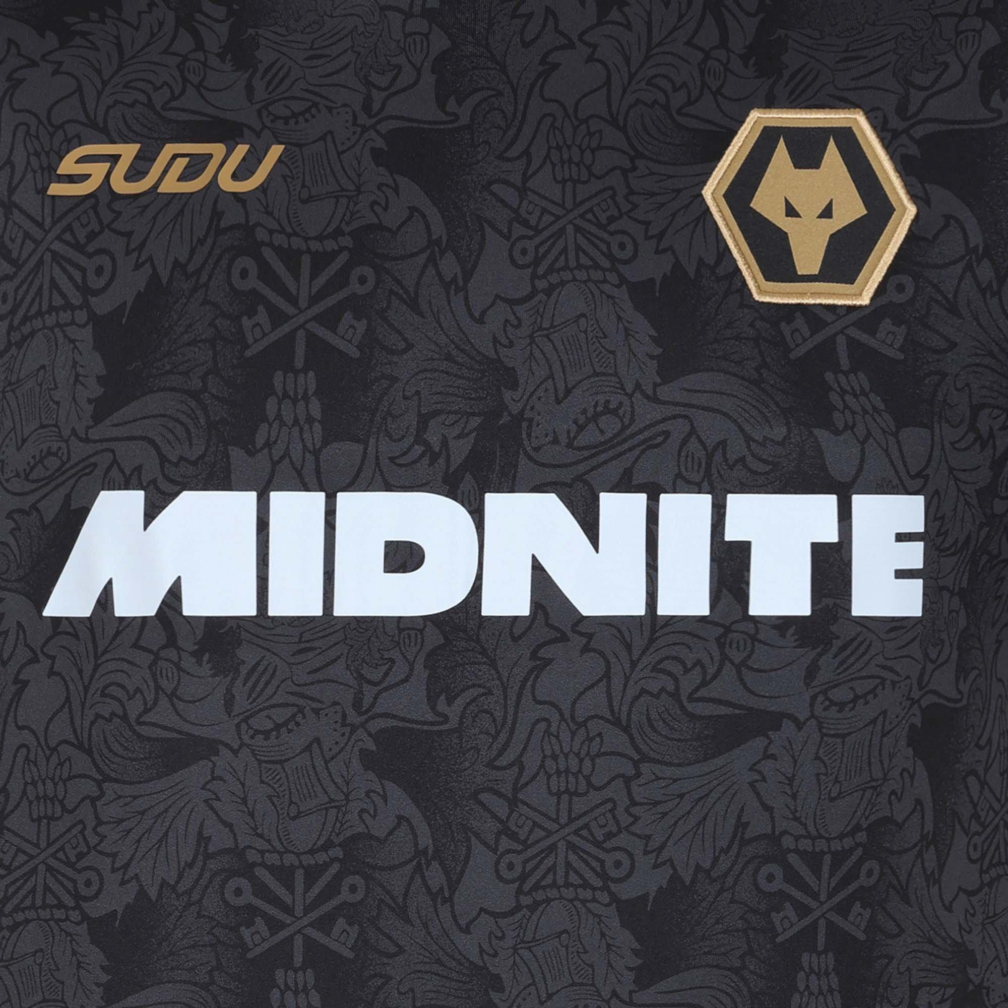 Black/Gold - Sudu - Mens Wolves Football Third Kit 2026/27 - 3
