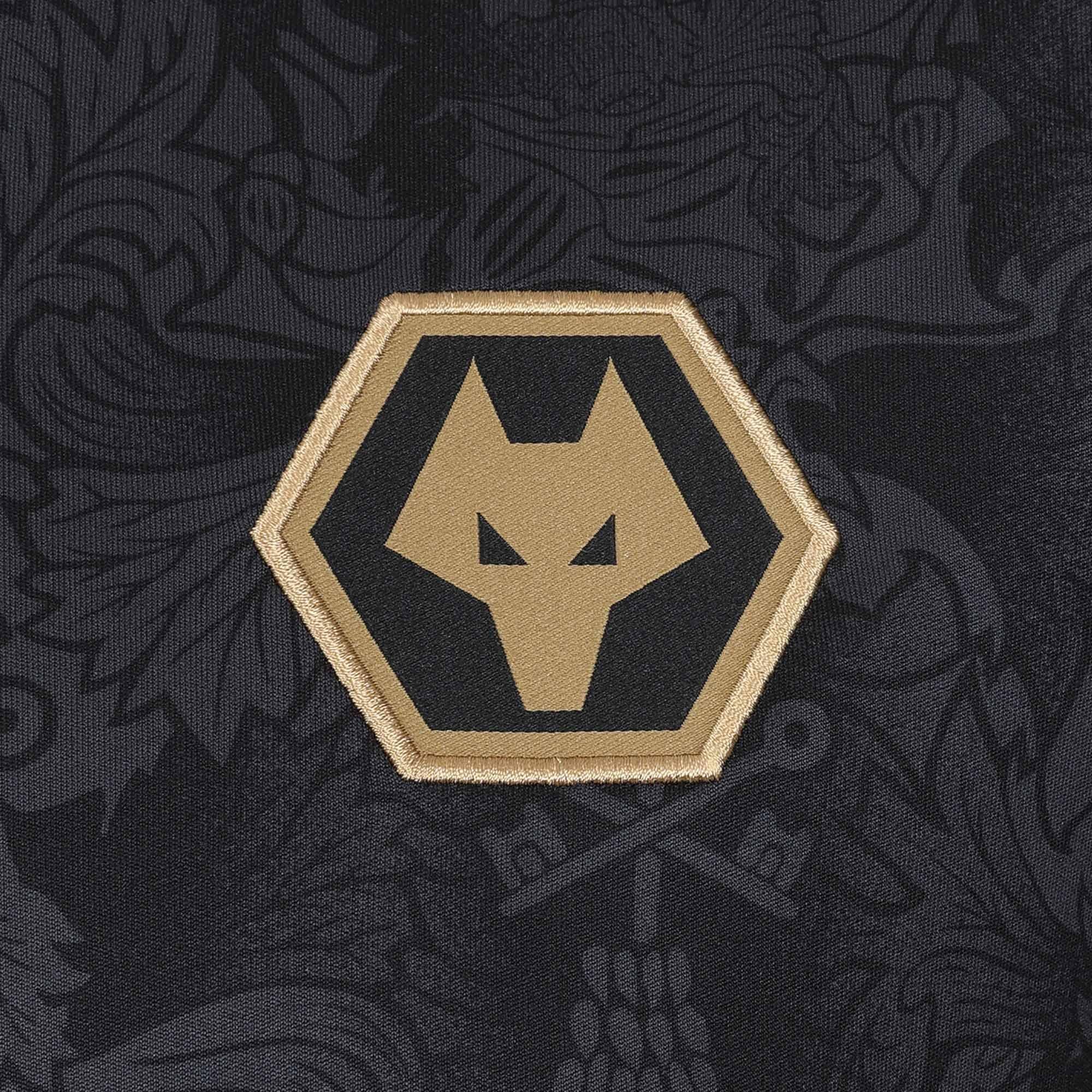 Black/Gold - Sudu - Mens Wolves Football Third Kit 2026/27 - 4