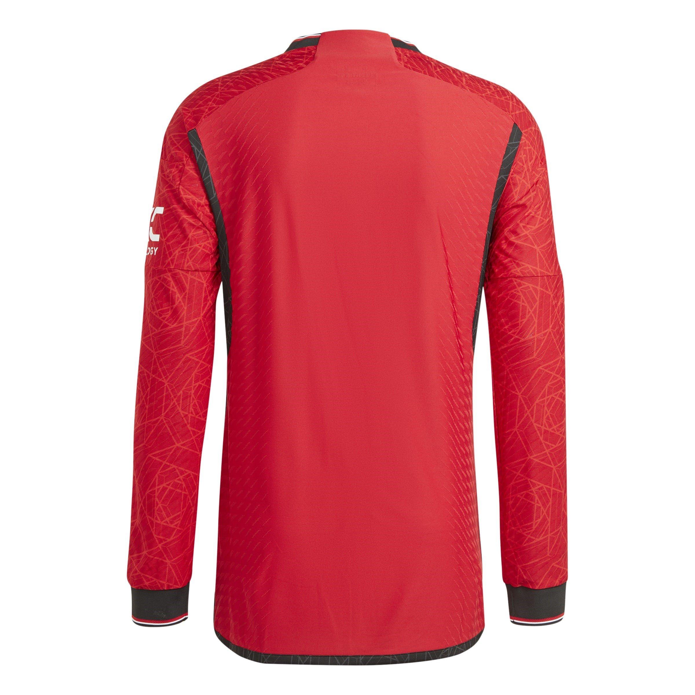 Colleg Red - adidas - Manchester United Long sleeve Football Kit 2023 2023 Mens - 2