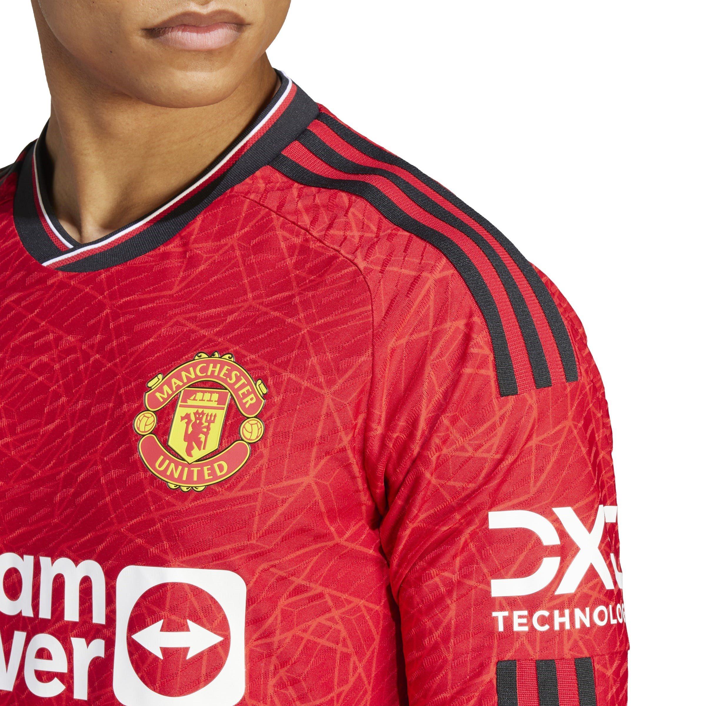 Colleg Red - adidas - Manchester United Long sleeve Football Kit 2023 2023 Mens - 5