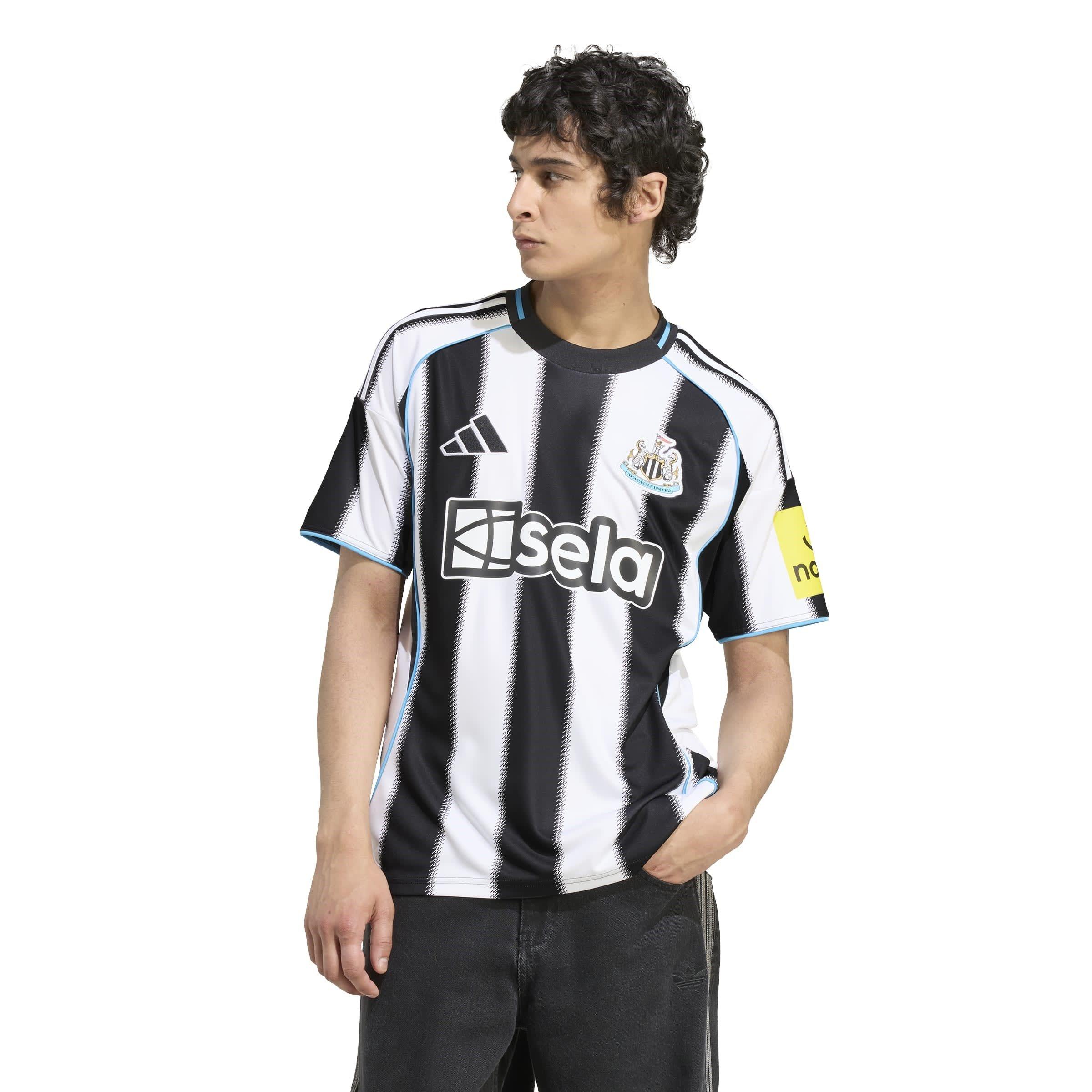 Black/White - adidas - Newcastle United Home Shirt 2025 2026 Adults - 3