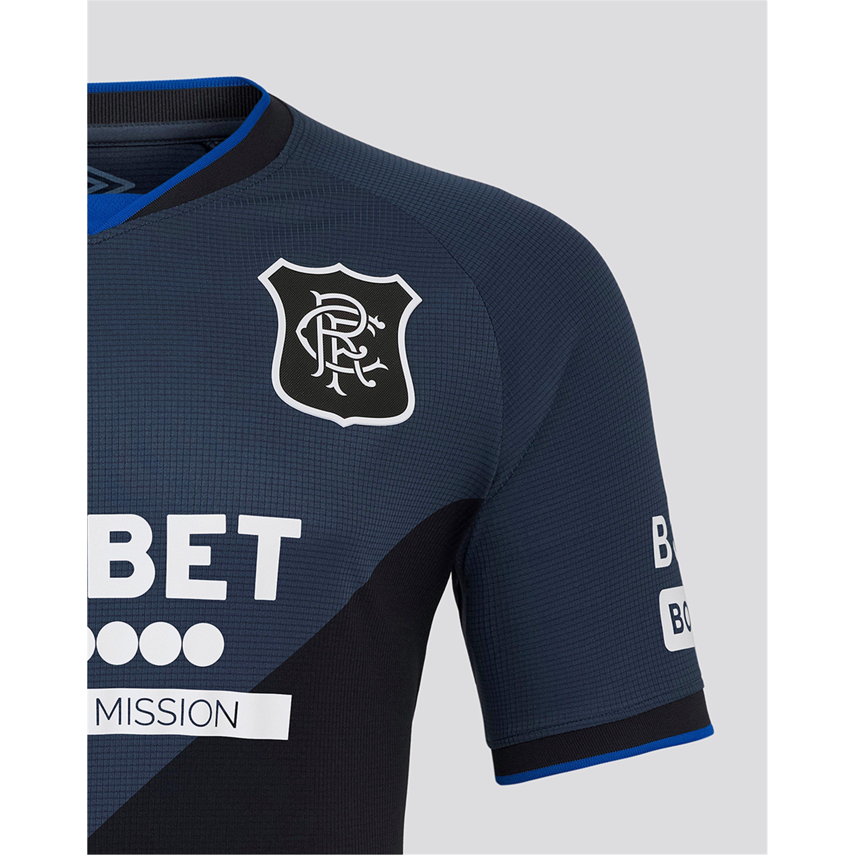 Crno/sive - Umbro - Rangers Authentic Third Shirt 2025 2026 Adults - 4