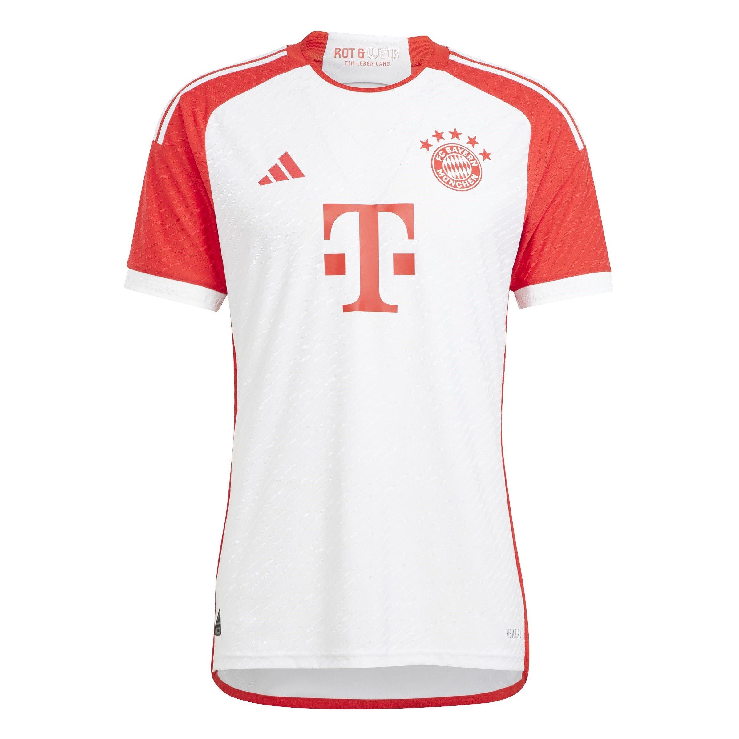 White - adidas - Bayern Munich Authentic Home Shirt 2023 2024 Adults - 1