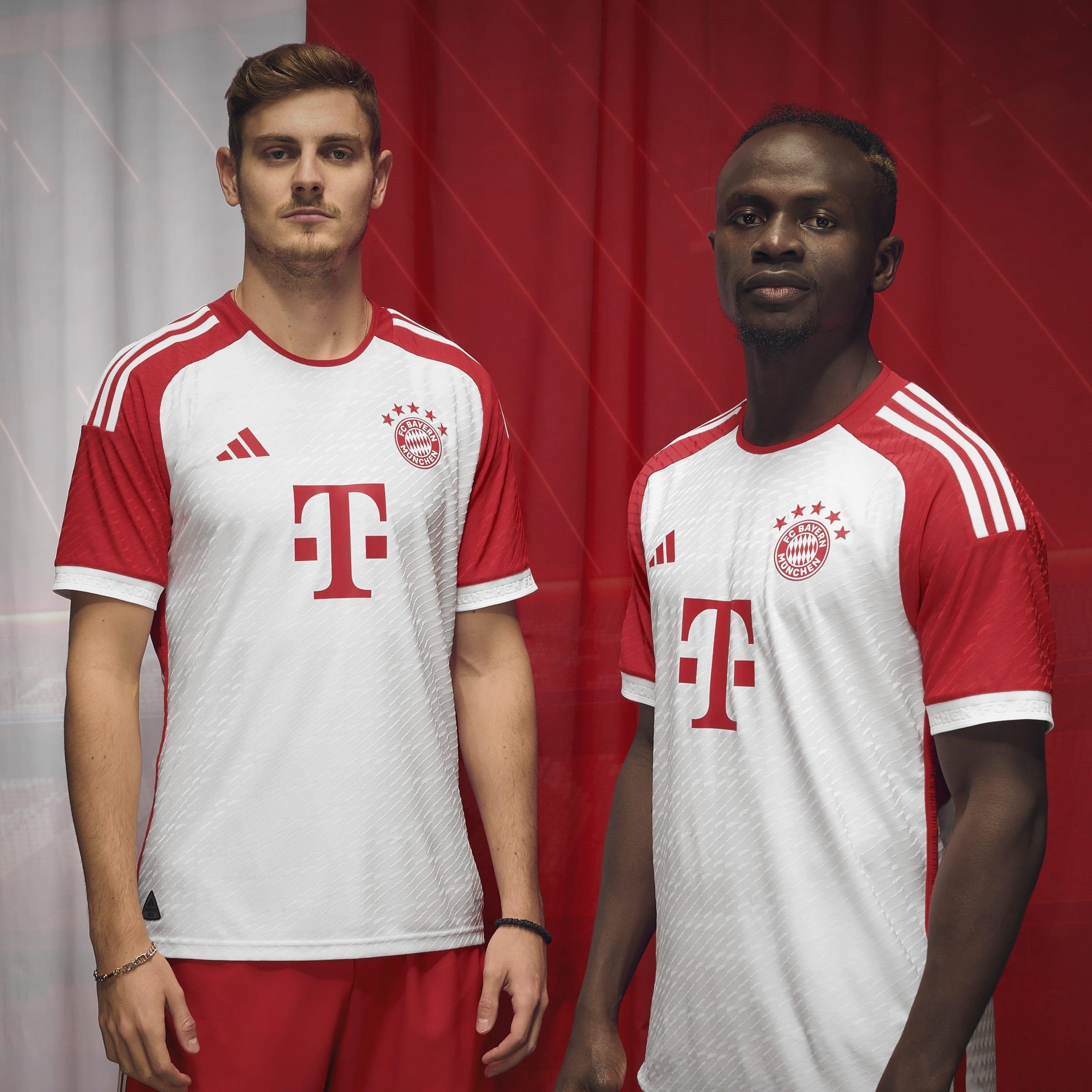 Wit - adidas - Bayern Munich Authentic Home Shirt 2023 2024 Adults - 9