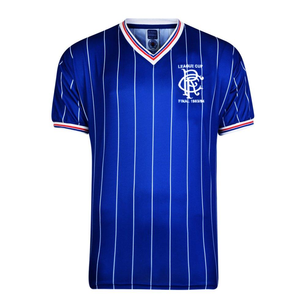 Blue - Score Draw - SDraw Rangers '84 Home Shirt Adults - 1