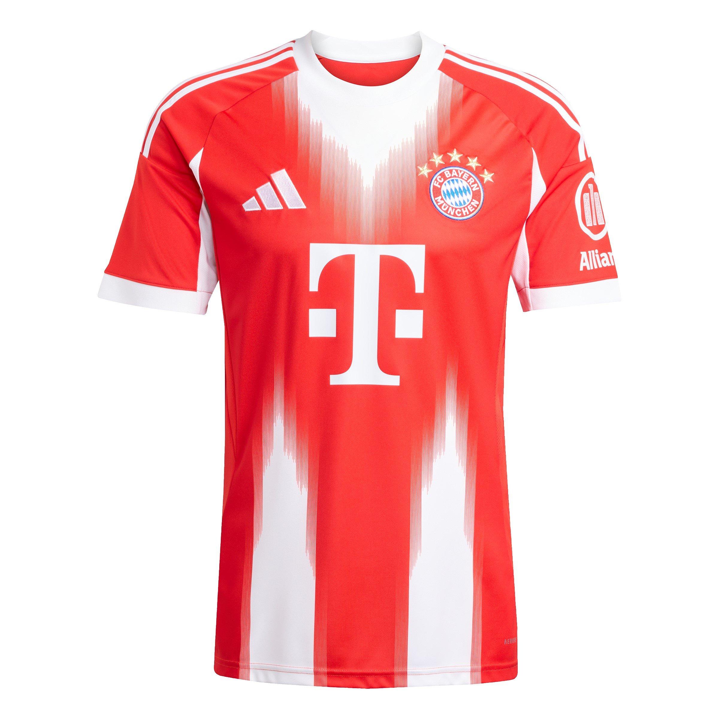 Red - adidas - FC Bayern Home Shirt 25/26 Adults - 1