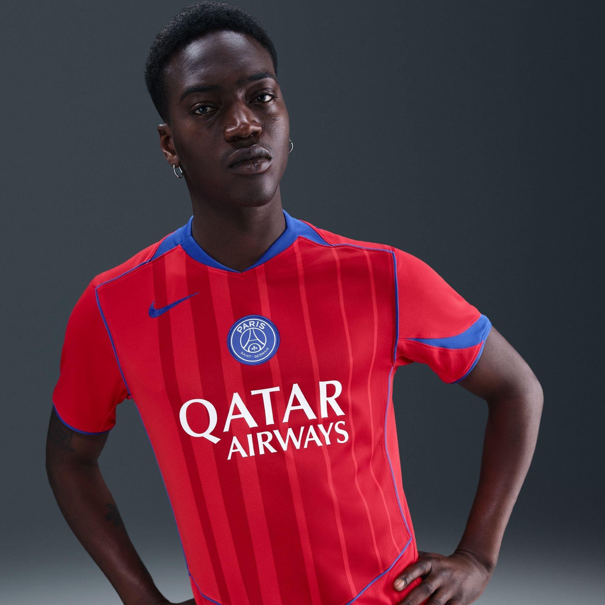 Red - Nike - PSG Third Shirt 2025 2026 Adults - 11