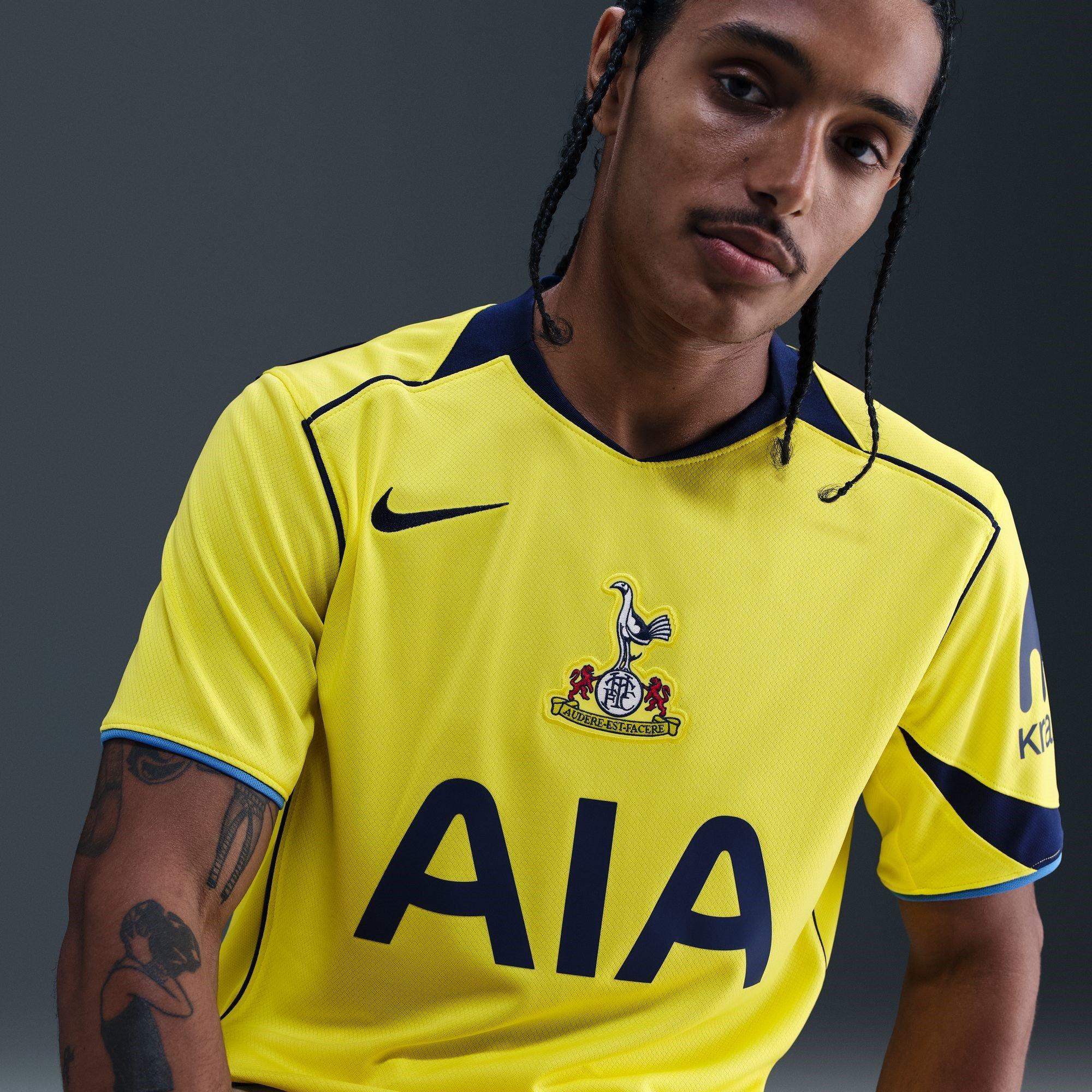 Yellow/Blue - Nike - Tottenham Hotspur Third Shirt 2025 2026 Adults - 13