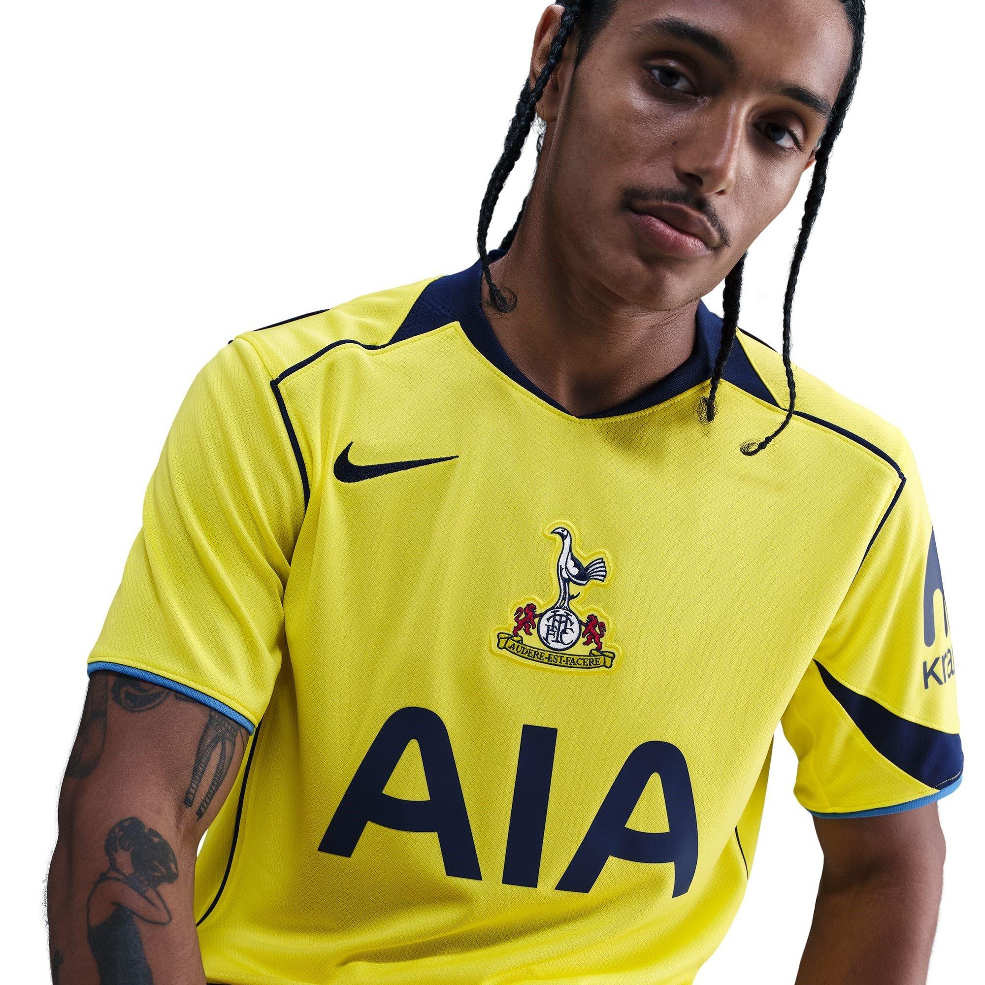Yellow/Blue - Nike - Tottenham Hotspur Third Shirt 2025 2026 Adults - 9