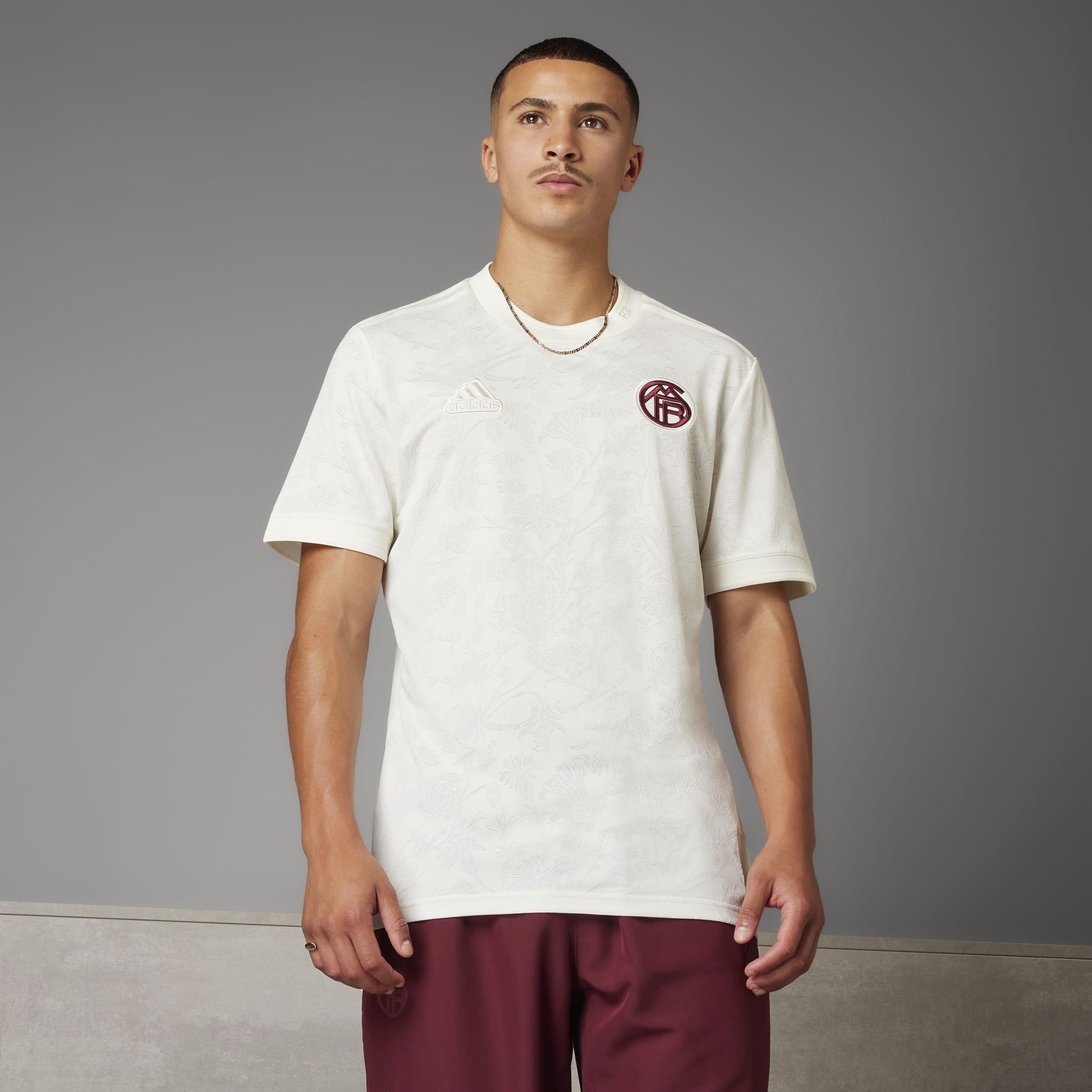 Weiß - adidas - FC Bayern Lifestyler Football Shirt 2023 2024 Adults - 6