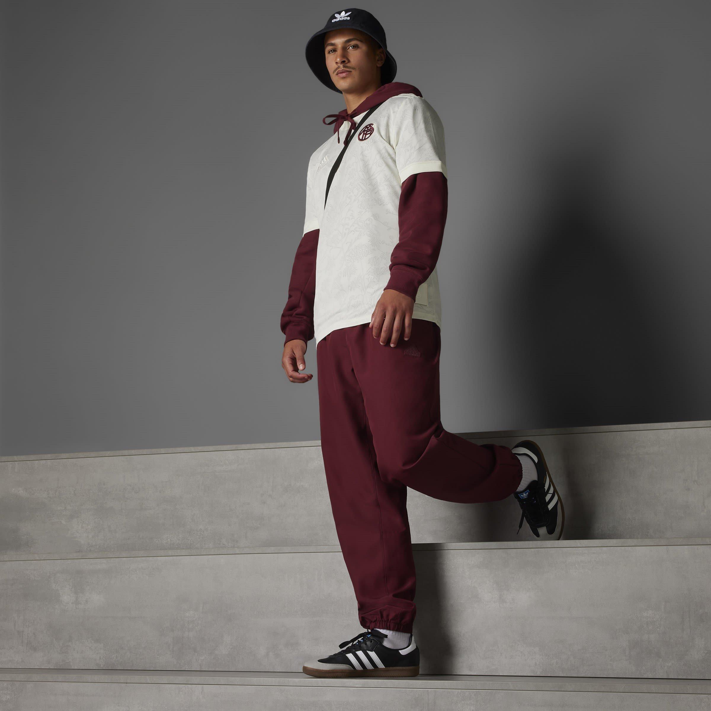 Weiß - adidas - FC Bayern Lifestyler Football Shirt 2023 2024 Adults - 10