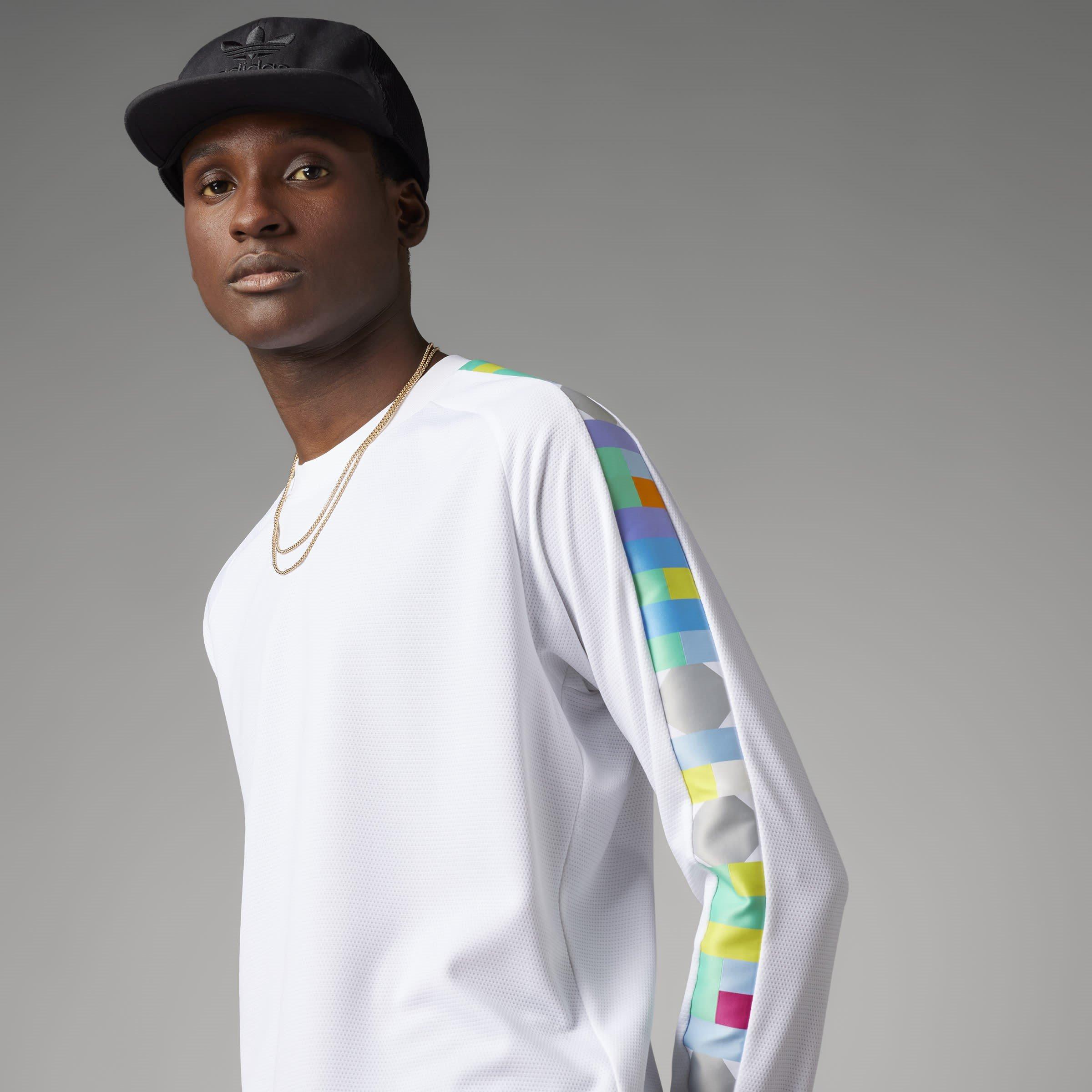 White - adidas - Manchester United Peter Saville Long Sleeve Jersey Mens - 11