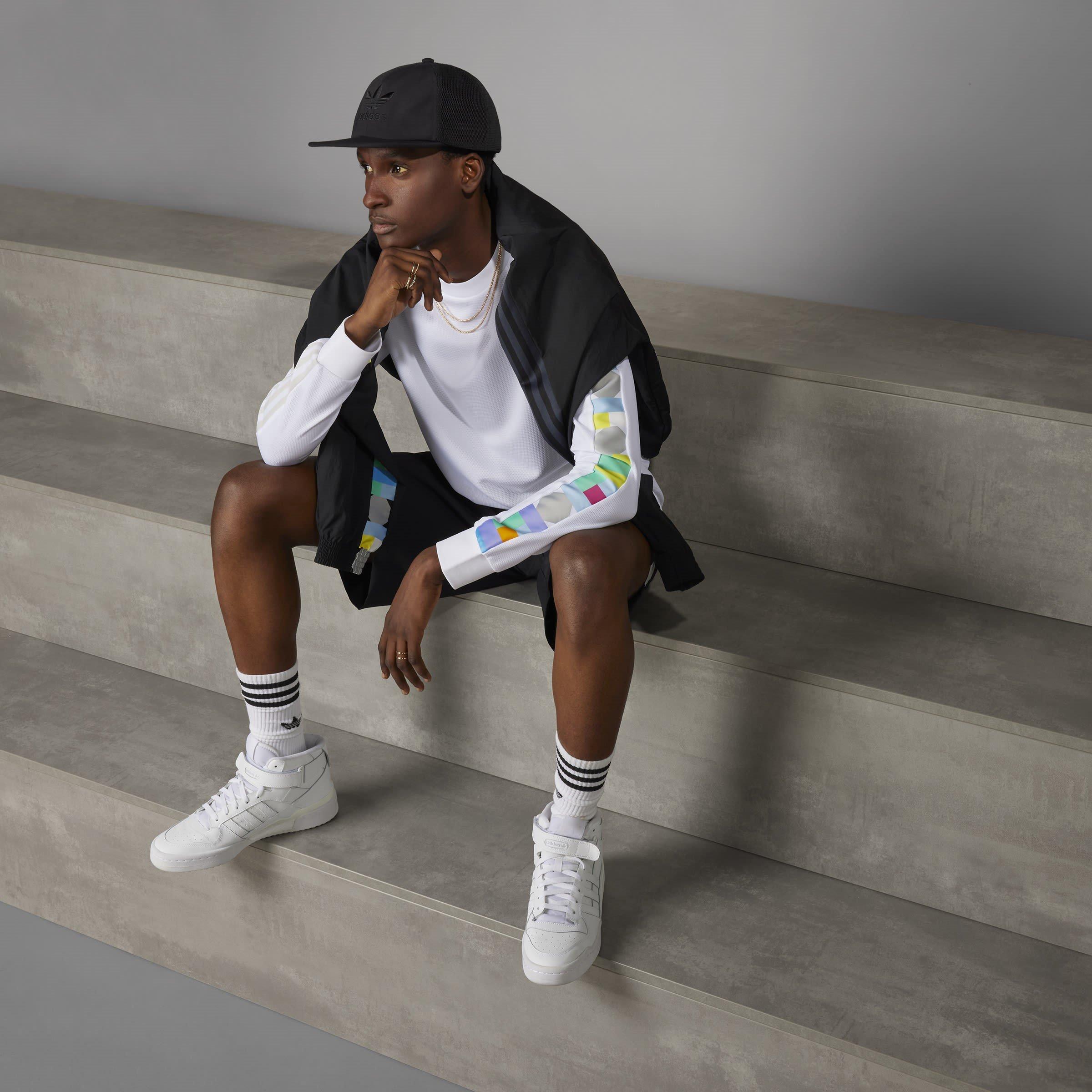 White - adidas - Manchester United Peter Saville Long Sleeve Jersey Mens - 14