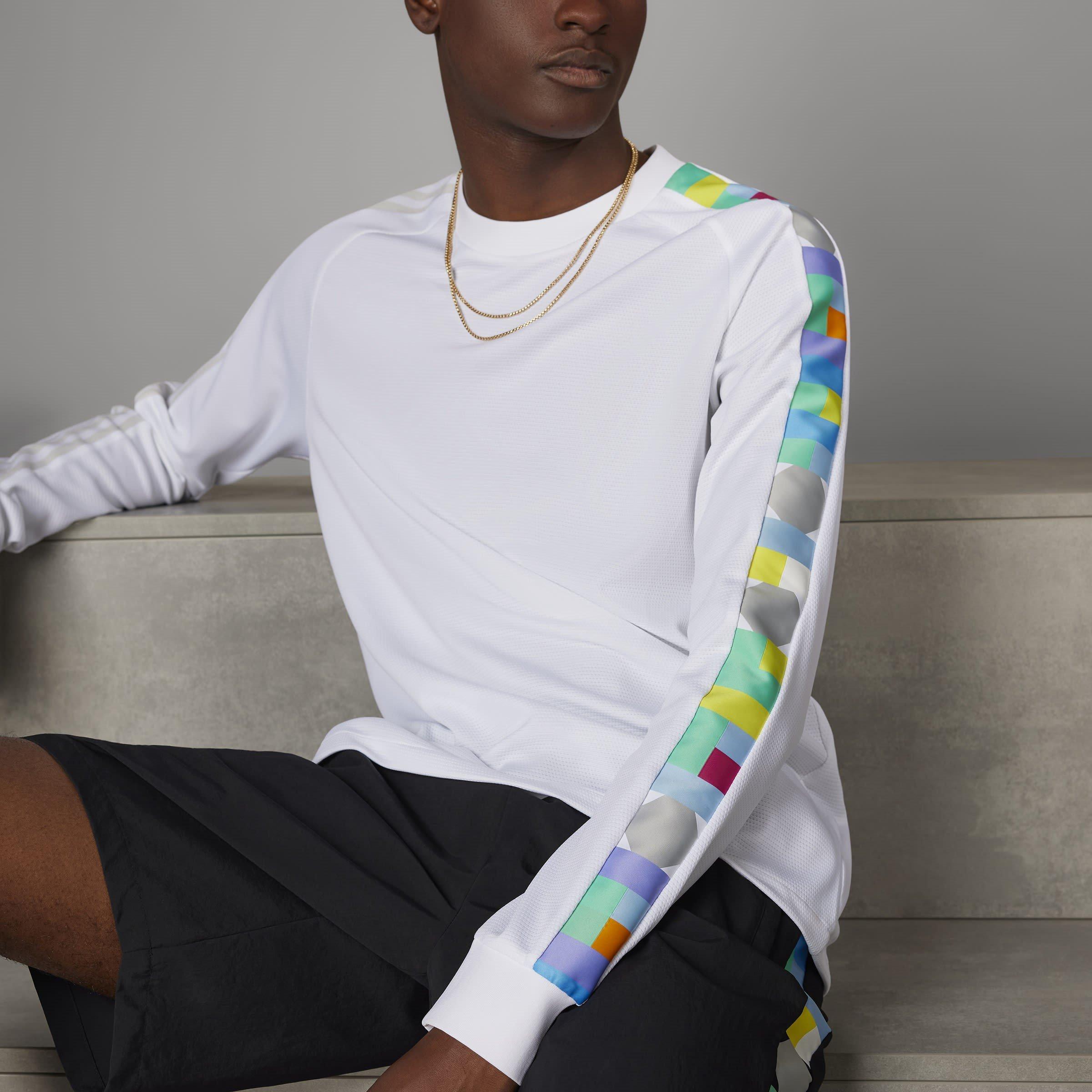 White - adidas - Manchester United Peter Saville Long Sleeve Jersey Mens - 16