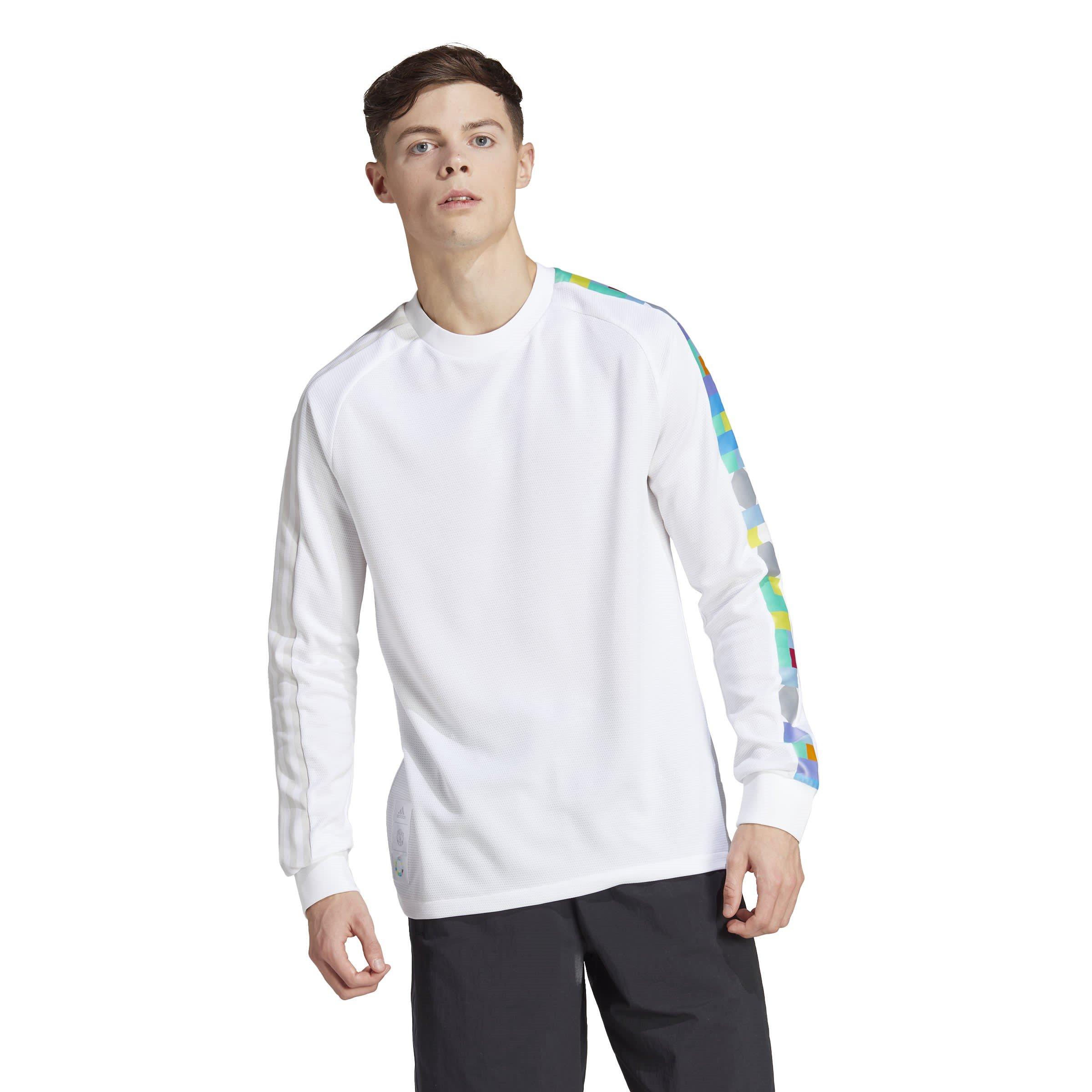 White - adidas - Manchester United Peter Saville Long Sleeve Jersey Mens - 3