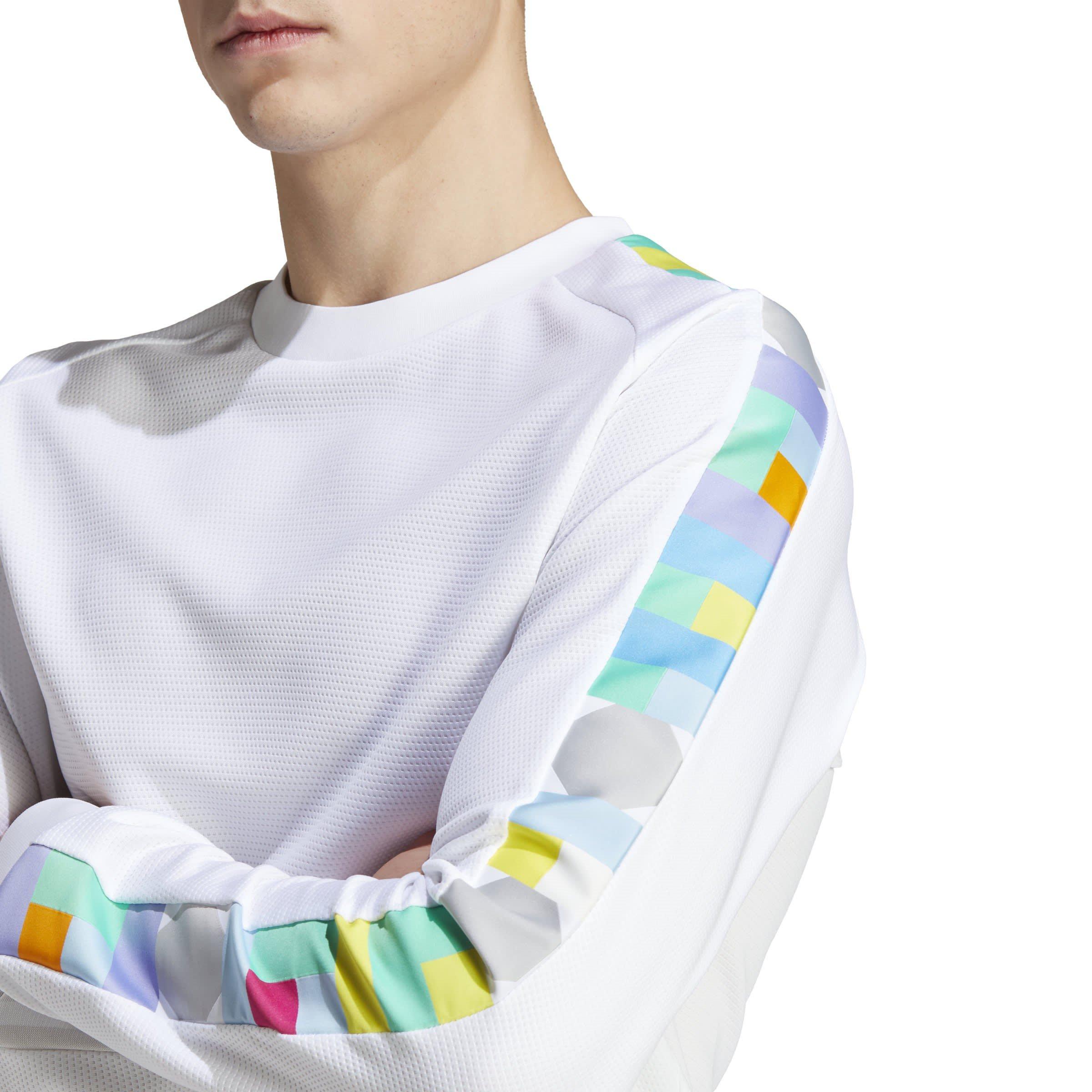 White - adidas - Manchester United Peter Saville Long Sleeve Jersey Mens - 6