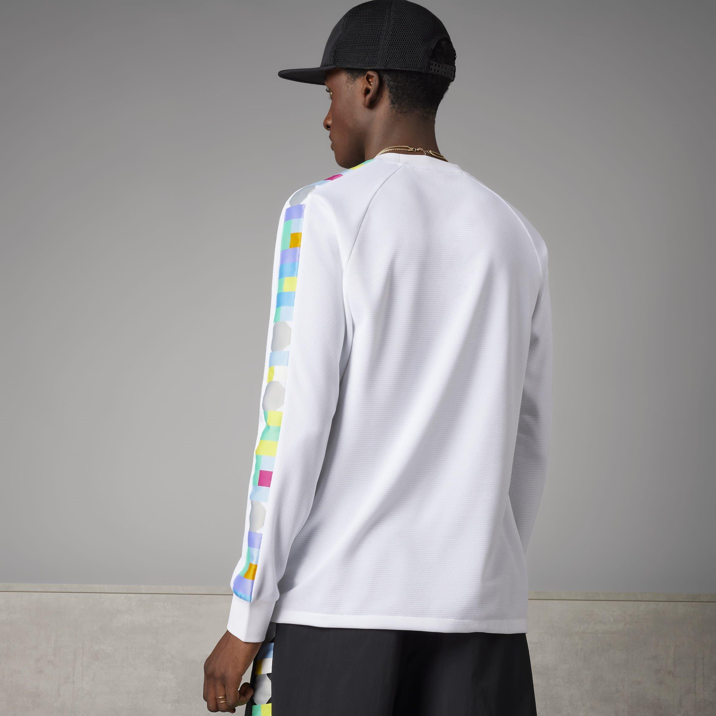 White - adidas - Manchester United Peter Saville Long Sleeve Jersey Mens - 10