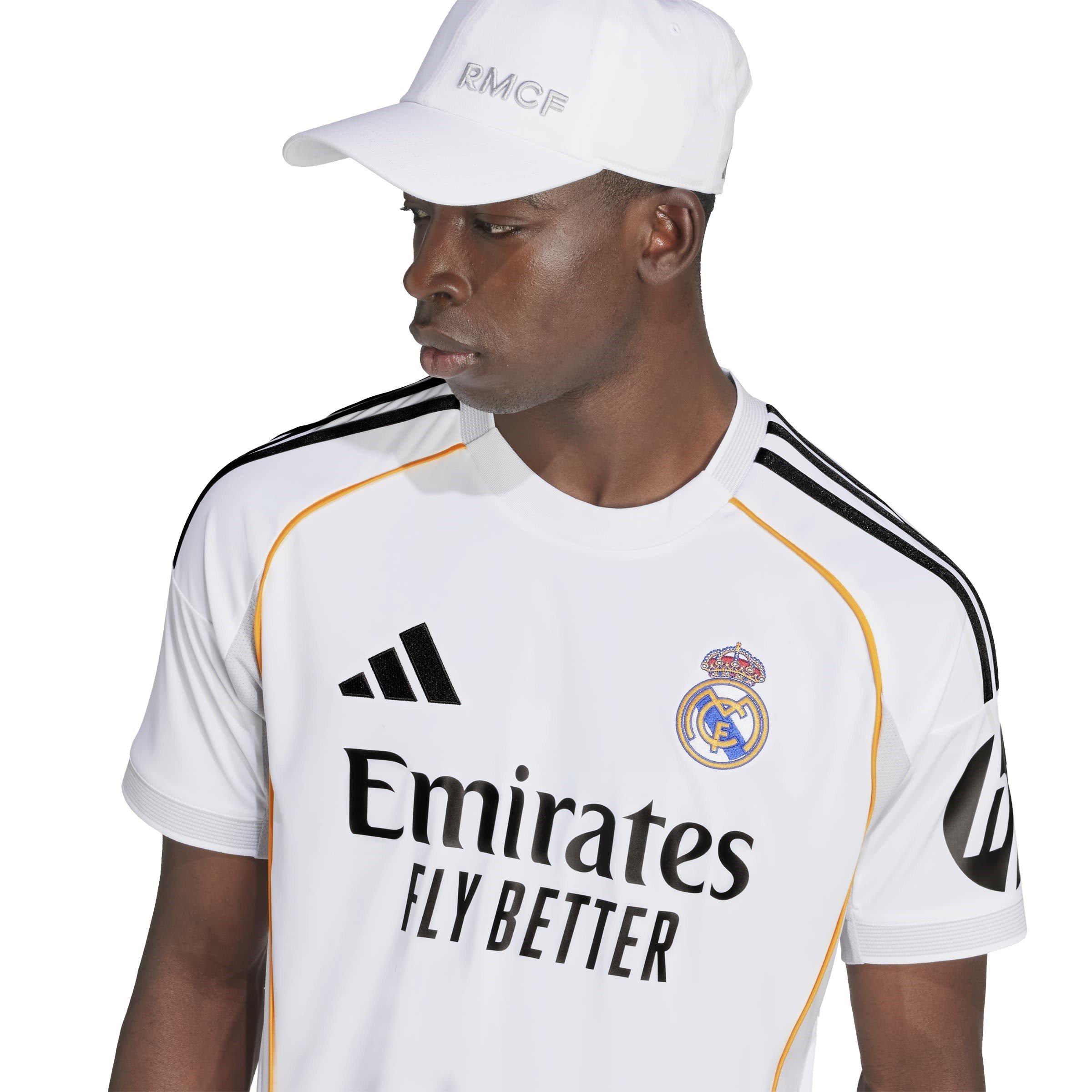 White - adidas - Real Madrid Home Shirt 25/26 Adults - 6