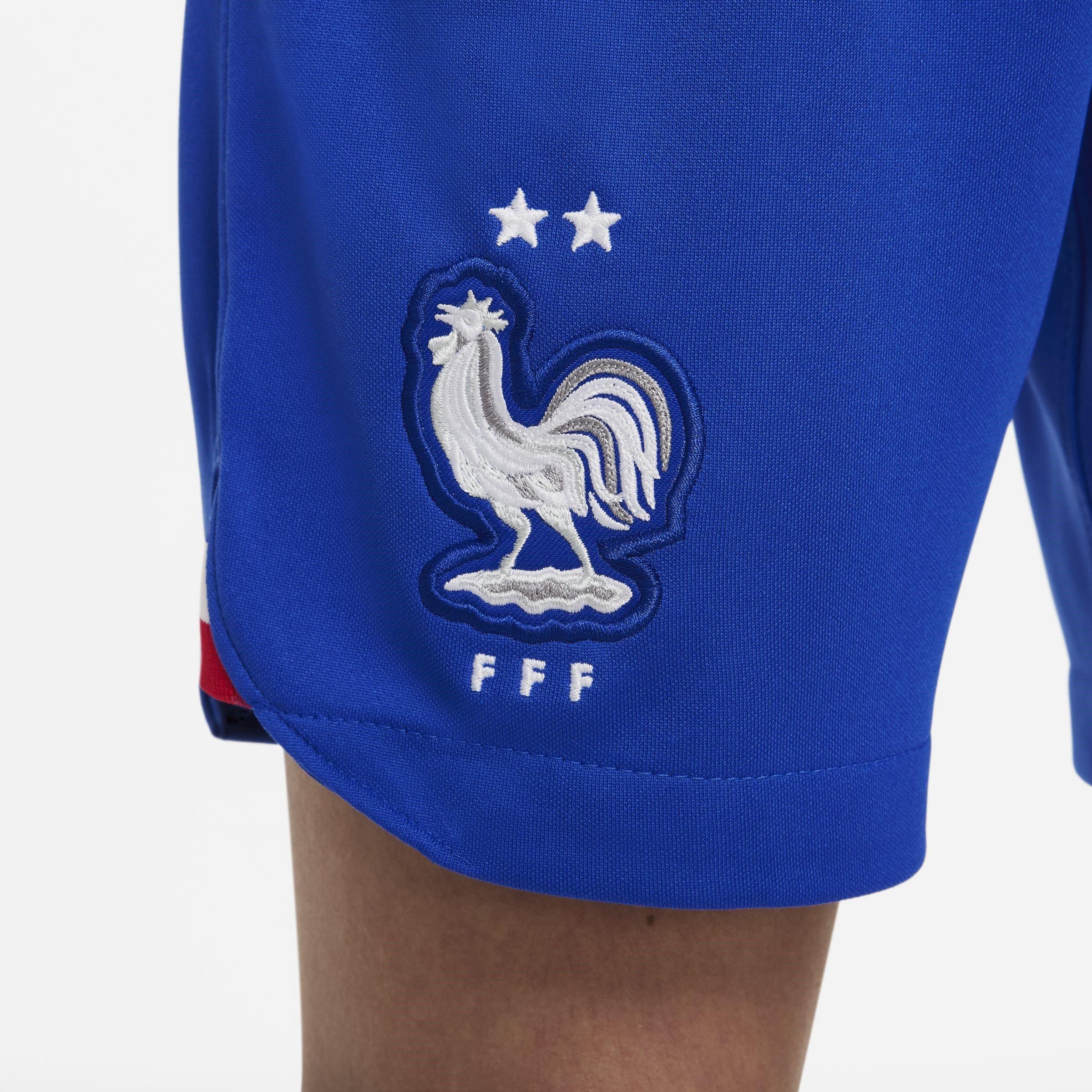 Blauw - Nike - France Away Shorts 2022 Juniors - 4