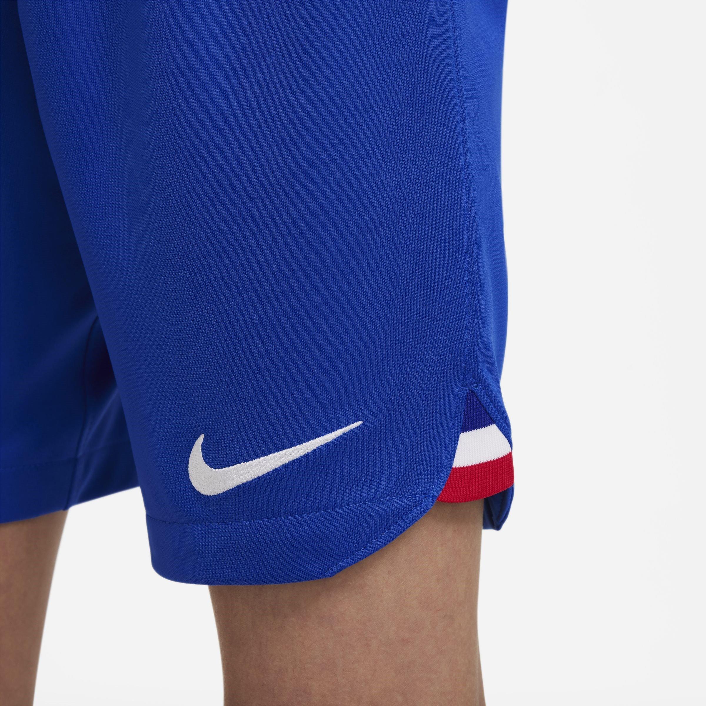 Blauw - Nike - France Away Shorts 2022 Juniors - 5