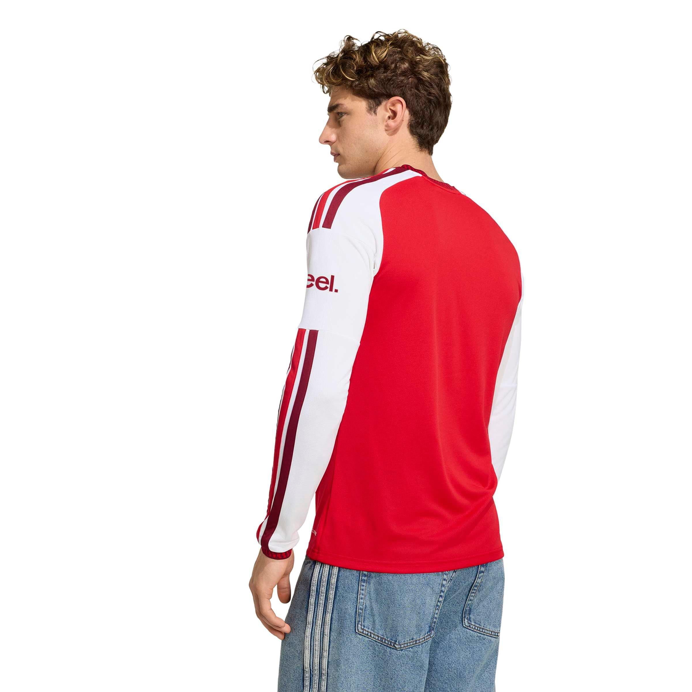 Rosso/Bianco - adidas - Arsenal 2026 2027 Home Long-Sleeved Shirt Mens - 4
