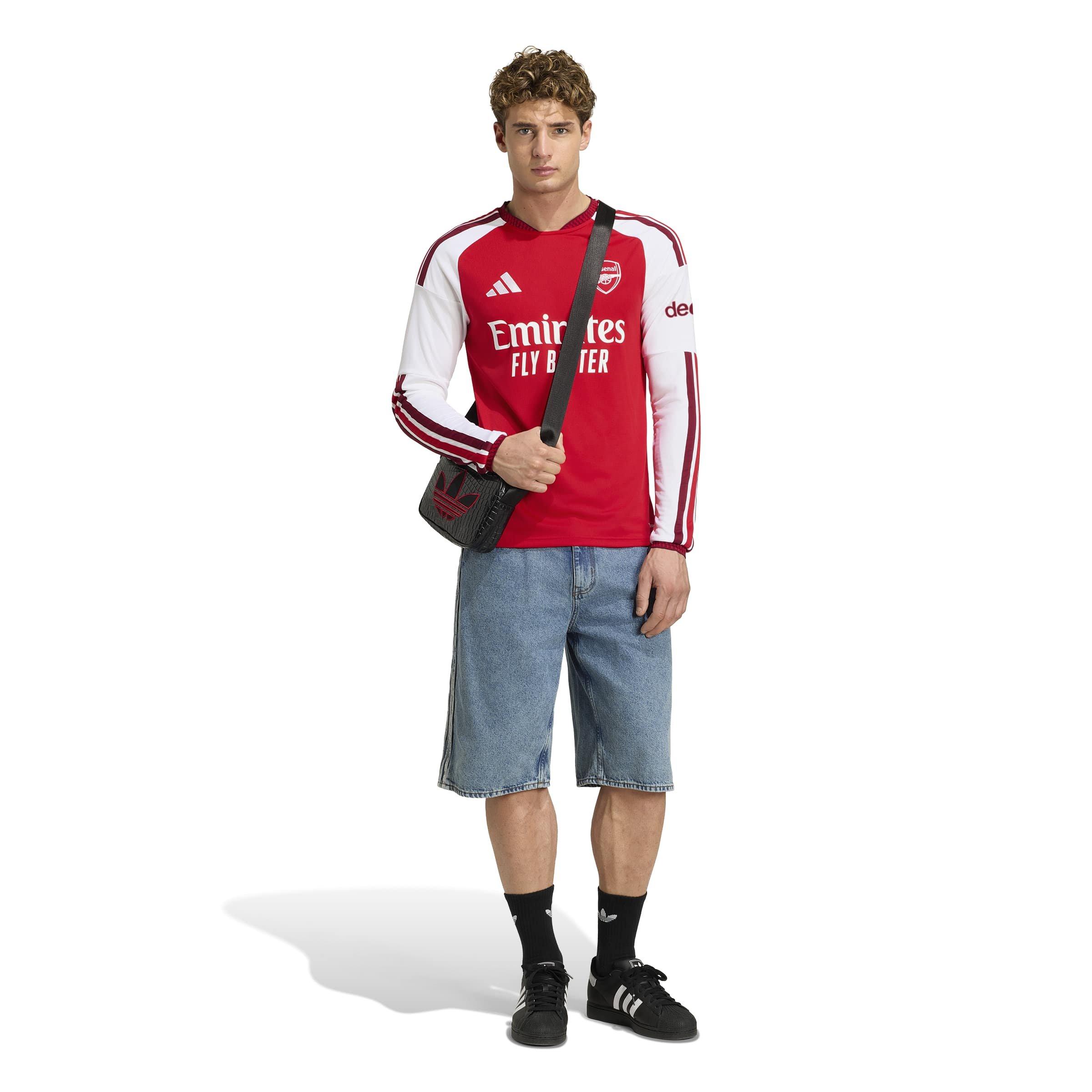 Rosso/Bianco - adidas - Arsenal 2026 2027 Home Long-Sleeved Shirt Mens - 6