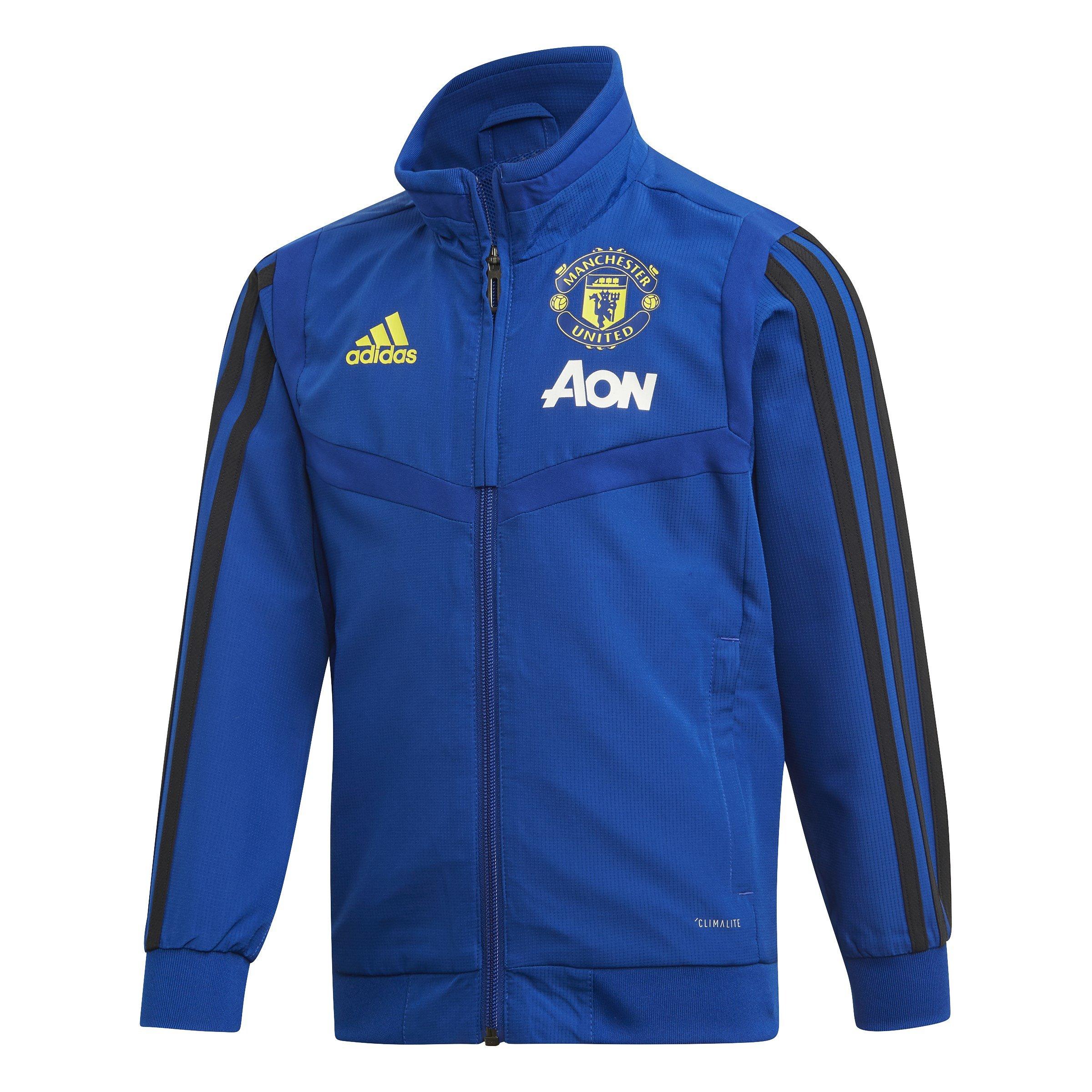 Blauw - adidas - Manchester United Presentation Tracksuit 2019 2020 Junior - 2