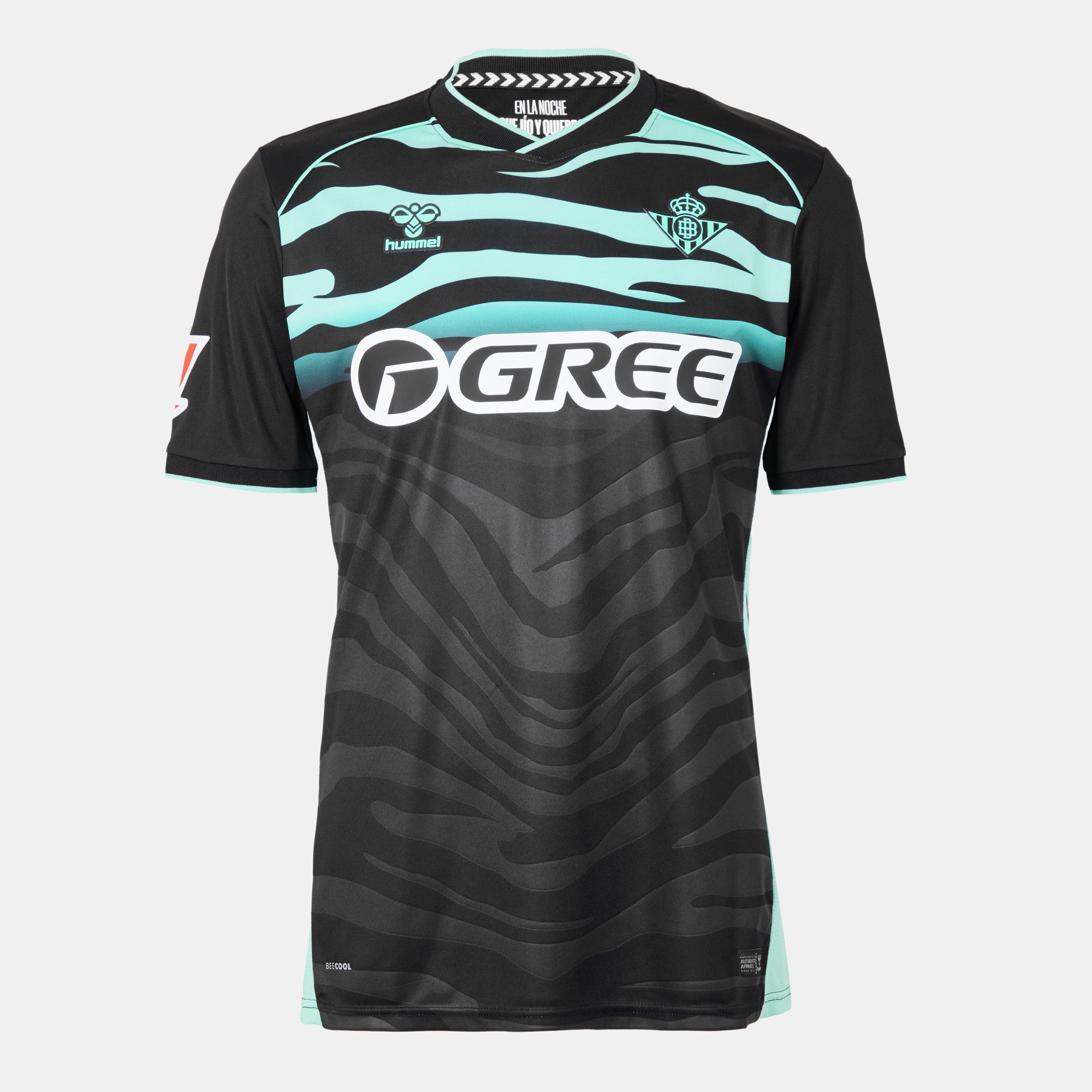 Hummel Men's Real Betis Third Shirt 2025 2026 Adults - Black - Small