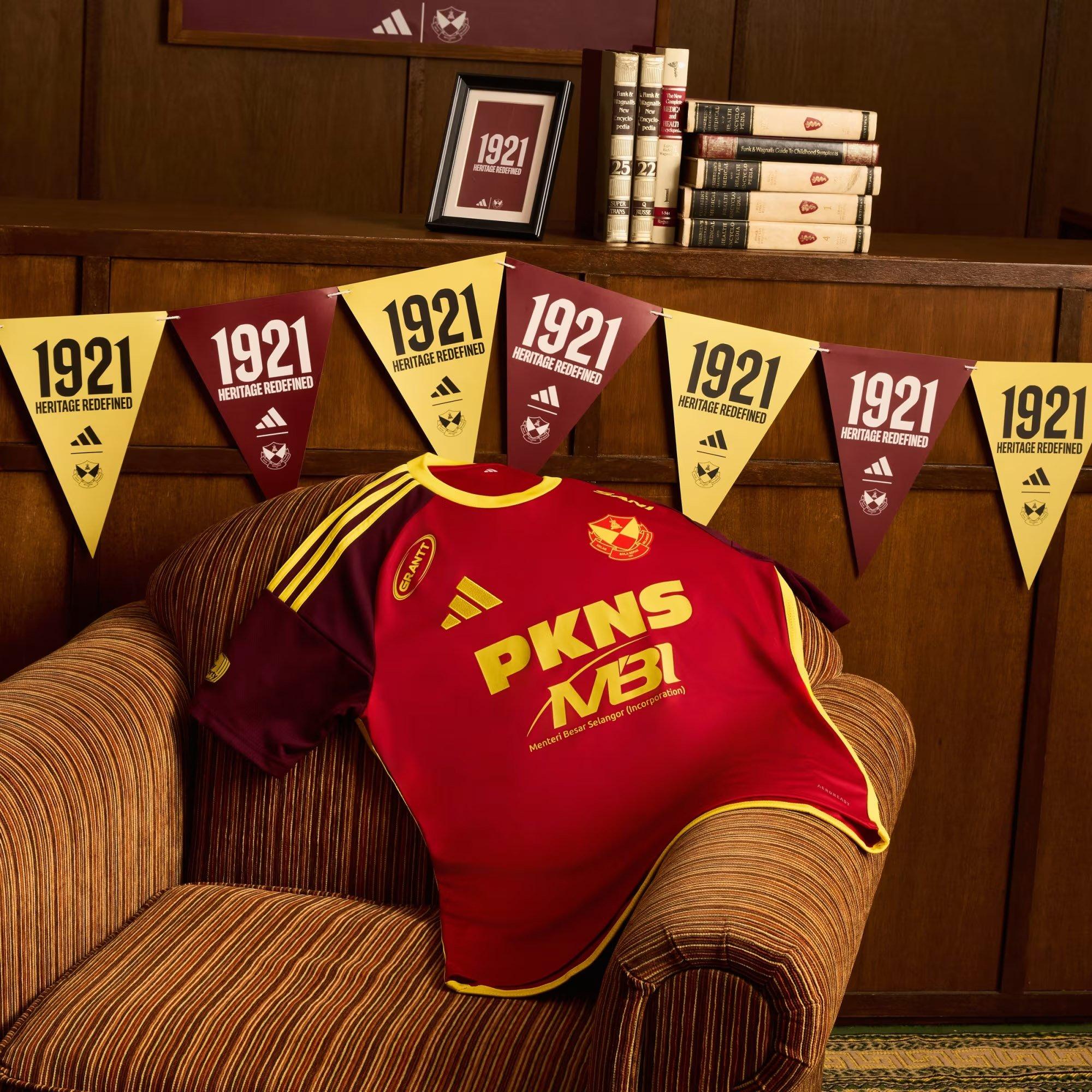 Red/Maroon/Yel - adidas - Selangor FC 26/27 Home Shirt Mens - 3