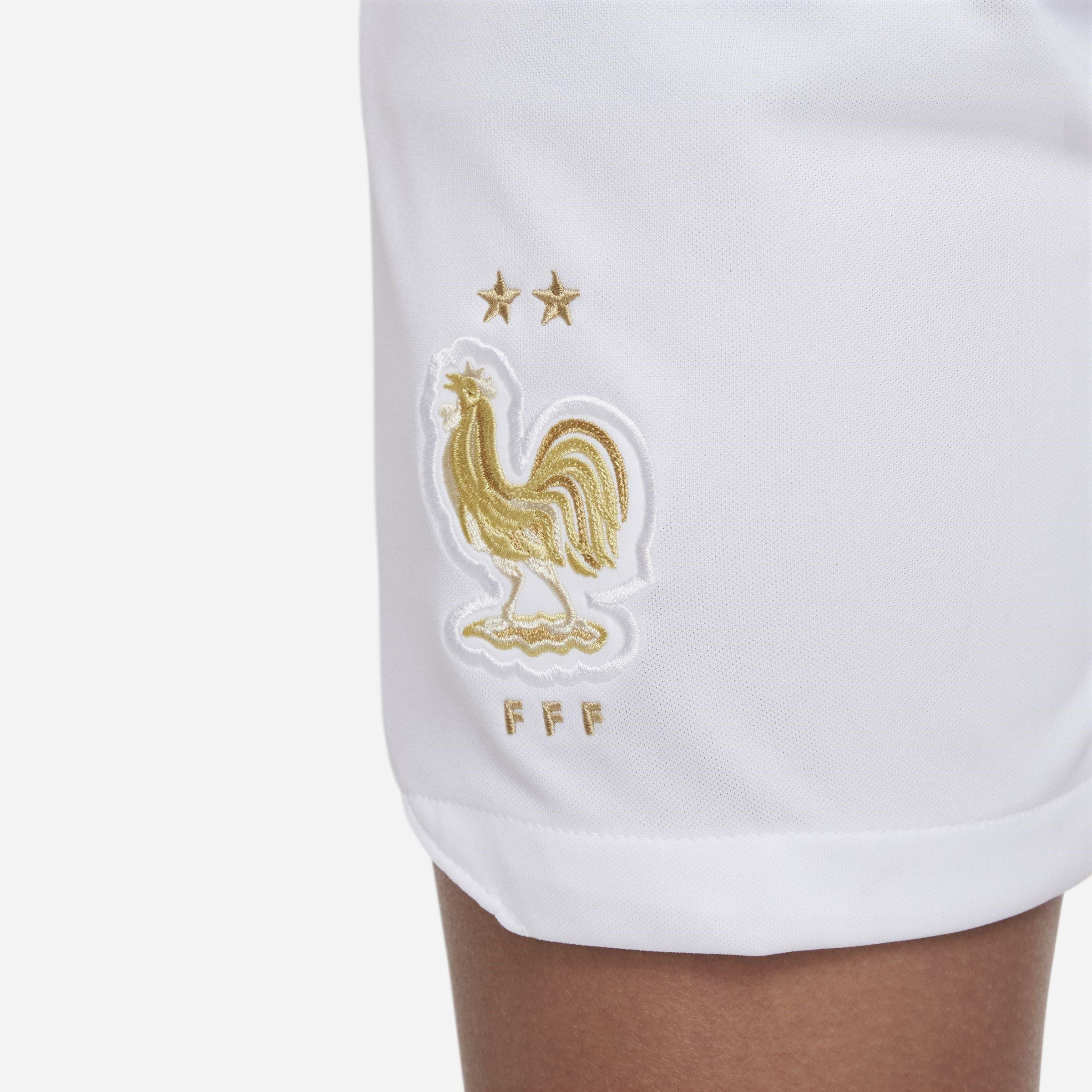 White - Nike - France 2022 Home Shorts Juniors - 6