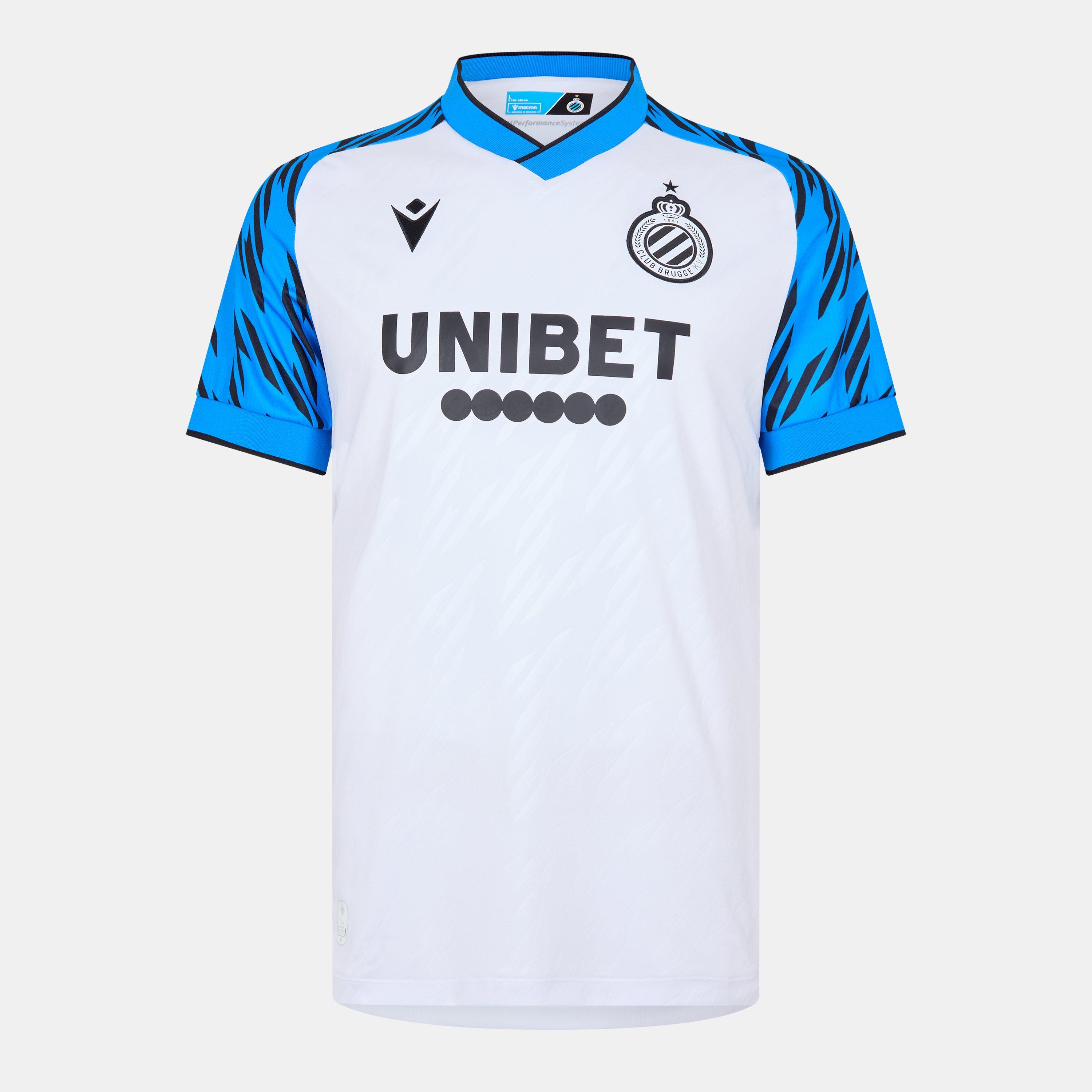 Black/Blue - Macron - Brugge Away Shirt 2024 2025 Adults - 1