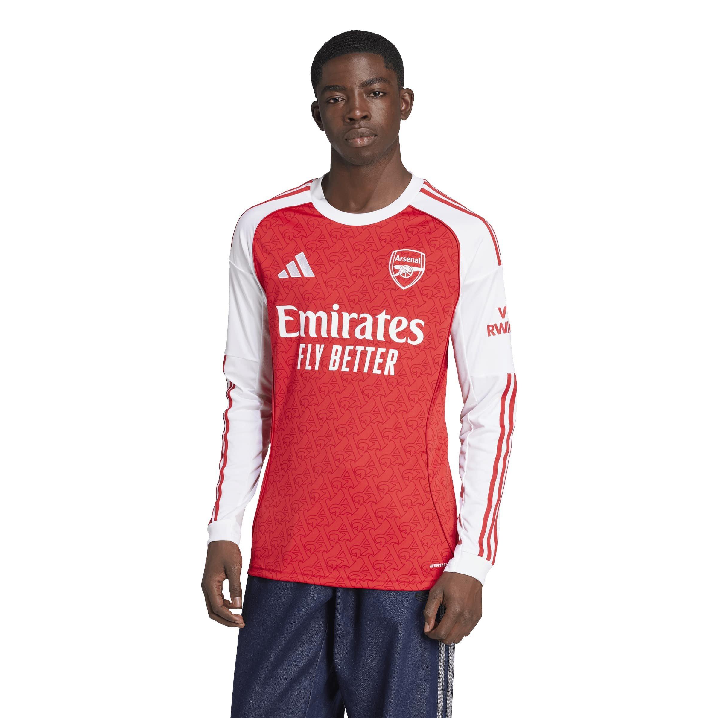 Vermelho/Branco - adidas - Adidas Arsenal Home Shirt Long Sleeve 2025/26 - 3
