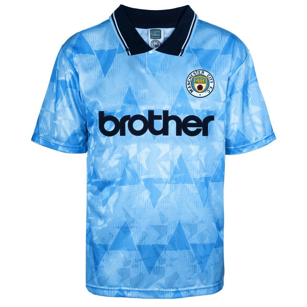 Gallagher 25 - Score Draw - Gallagher 25 Manchester City Home Shirt 1989 Adults - 2