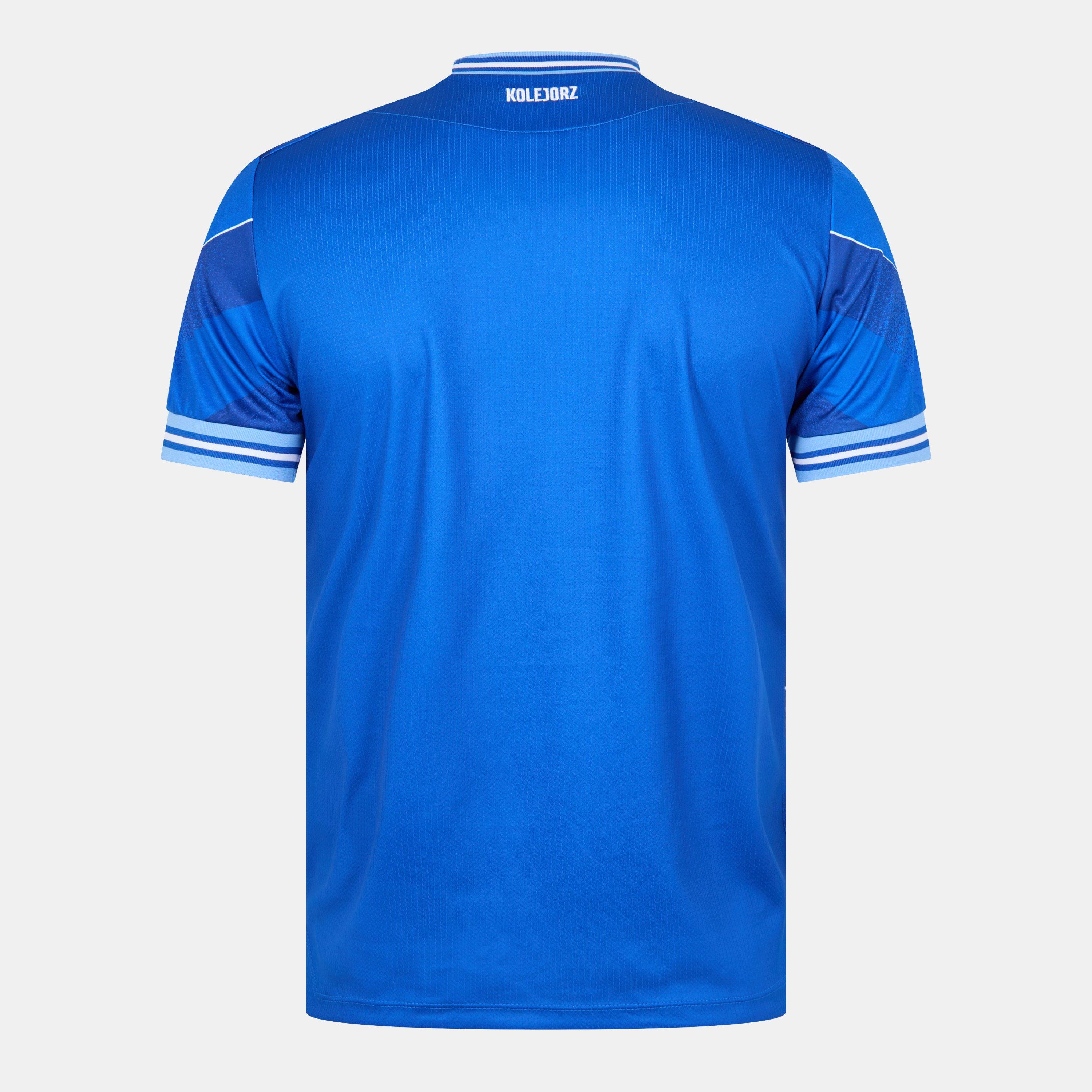 Blue - Macron - Poznan Home Shirt 2023 2024 Adults - 2