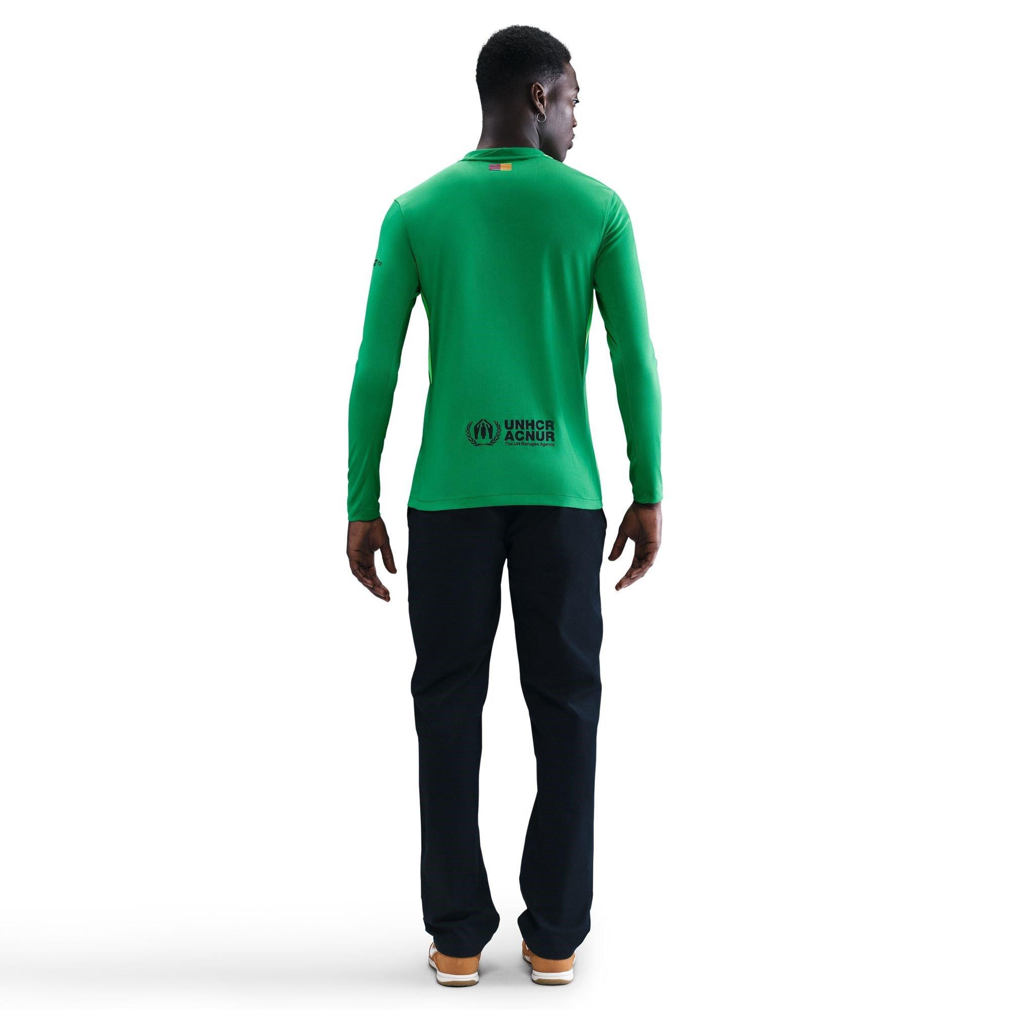 Green - Nike - Barcelona Long Sleeve Goalkeeper Shirt 2025 2026 Mens - 5