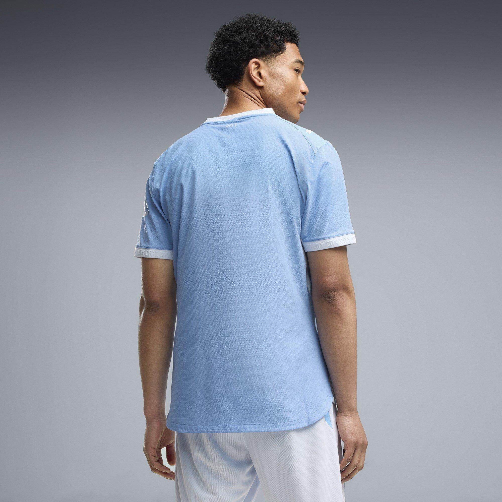 Blau/Weiß - Puma - Manchester City Authentic Home Shirt 2026/27 Mens - 4