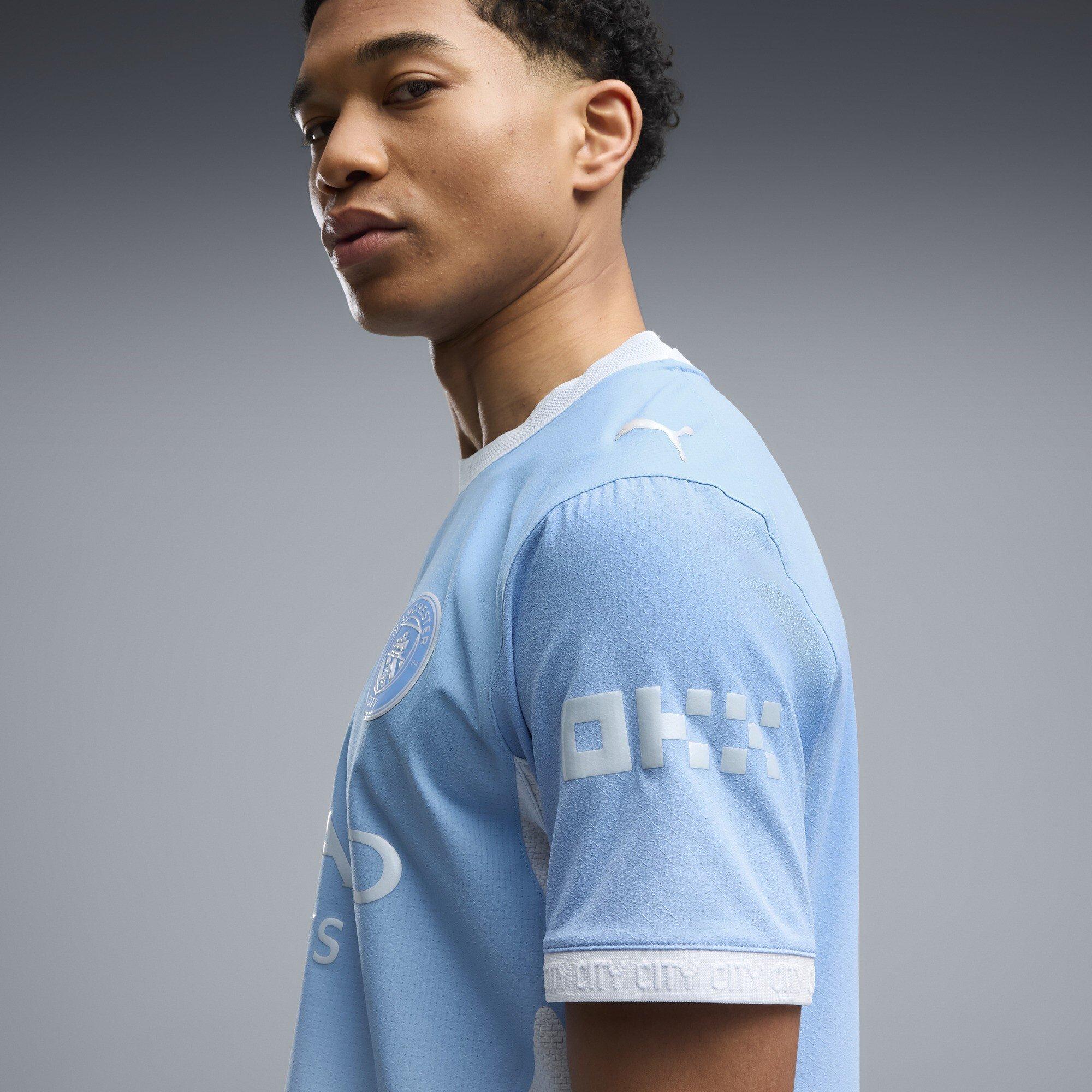 Blau/Weiß - Puma - Manchester City Authentic Home Shirt 2026/27 Mens - 5