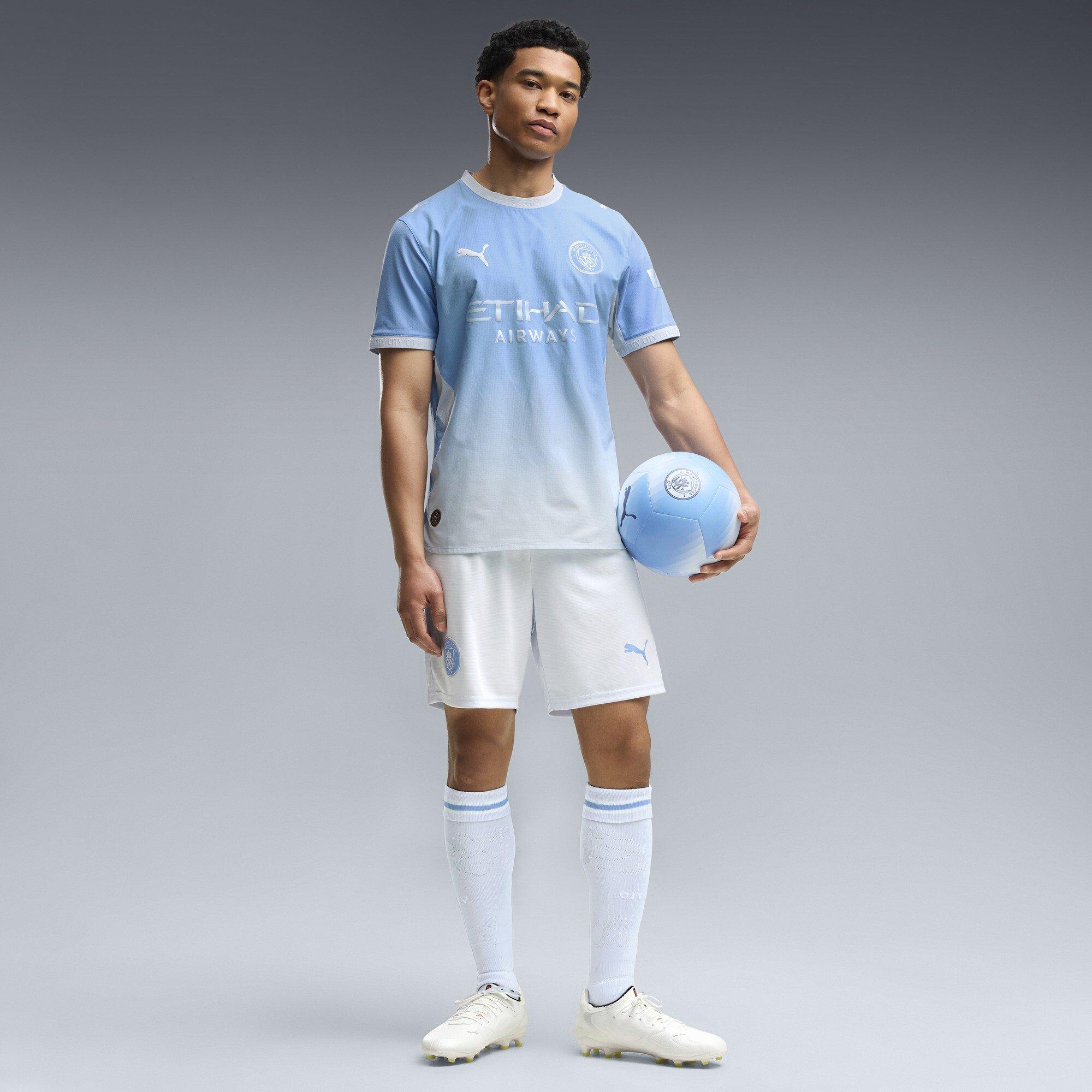 Blau/Weiß - Puma - Manchester City Authentic Home Shirt 2026/27 Mens - 6